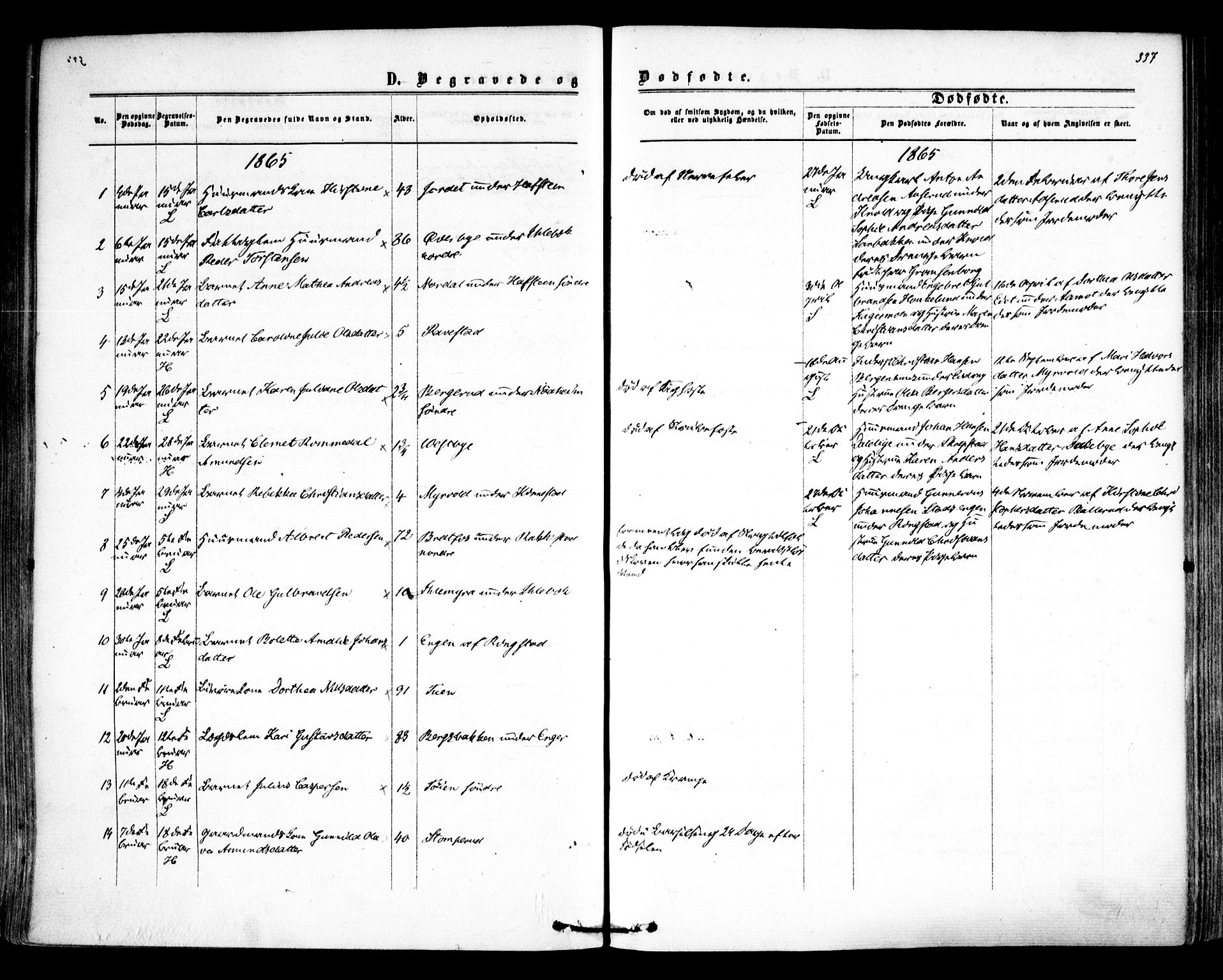 Høland prestekontor Kirkebøker, AV/SAO-A-10346a/F/Fa/L0011: Parish register (official) no. I 11, 1862-1869, p. 337