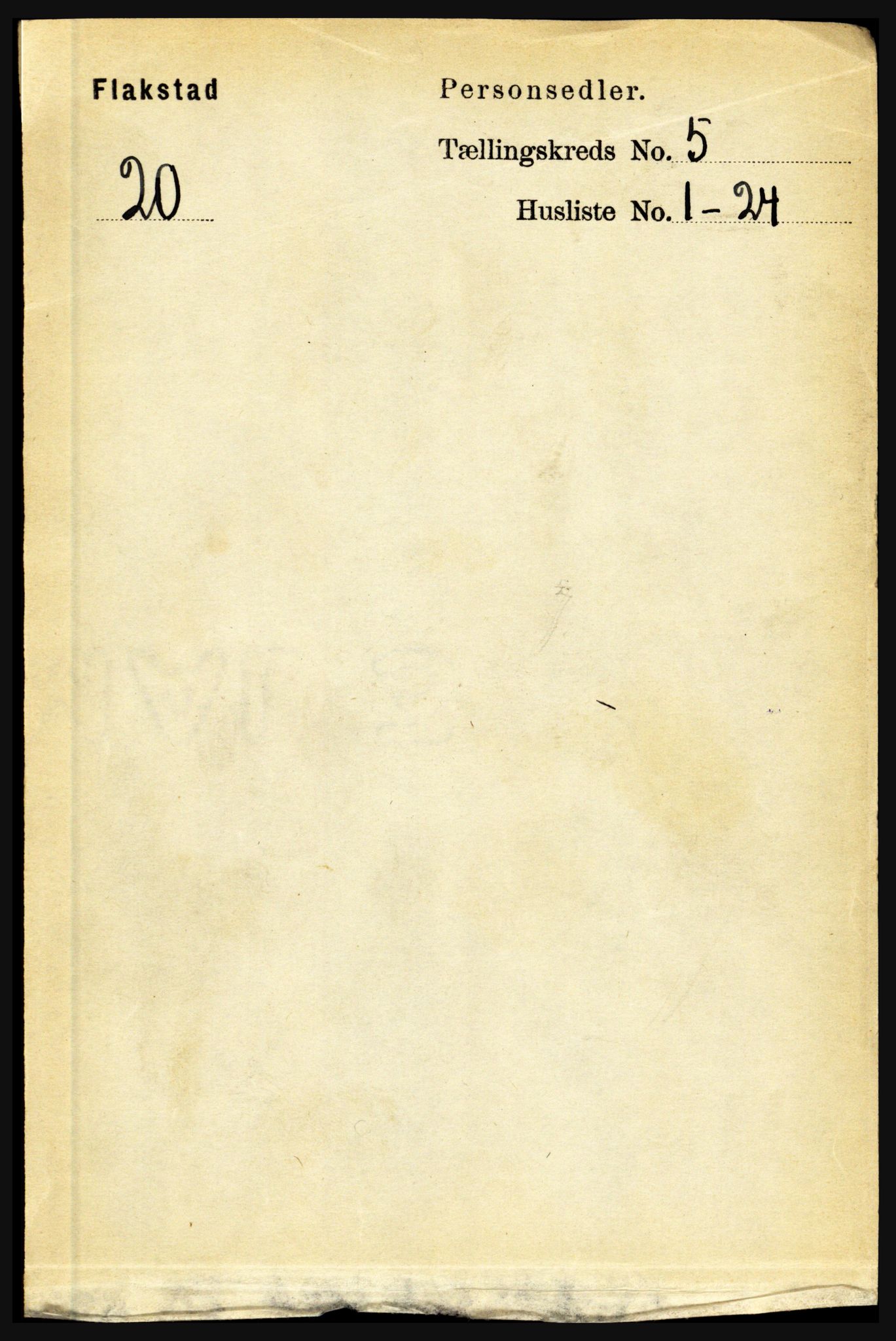 RA, 1891 census for 1859 Flakstad, 1891, p. 2471