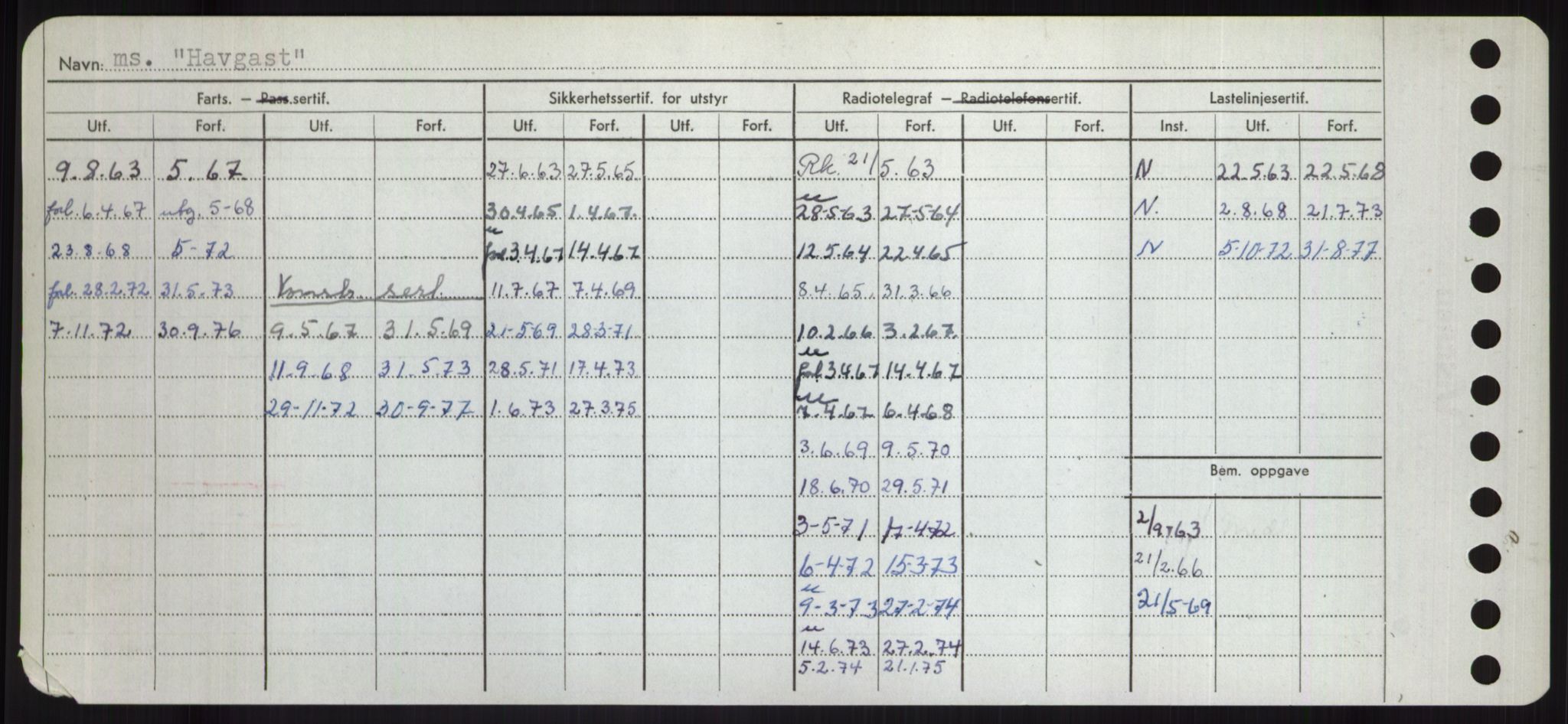 Sjøfartsdirektoratet med forløpere, Skipsmålingen, AV/RA-S-1627/H/Hd/L0014: Fartøy, H-Havl, p. 554