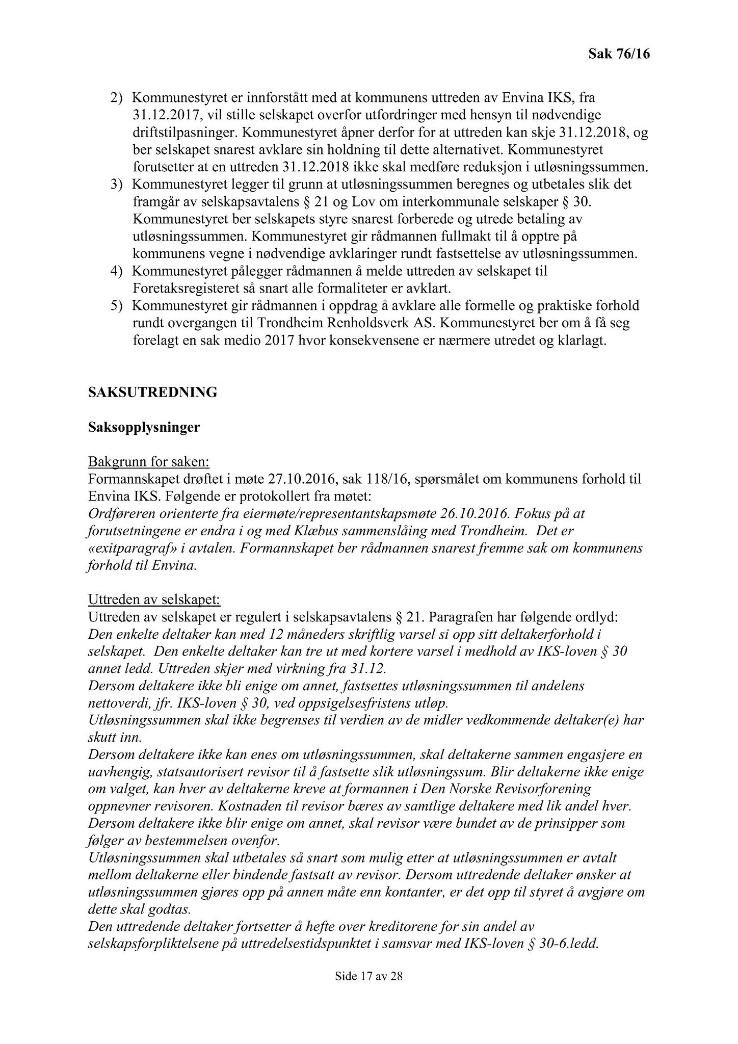 Klæbu Kommune, TRKO/KK/01-KS/L009: Kommunestyret - Møtedokumenter, 2016, p. 2020