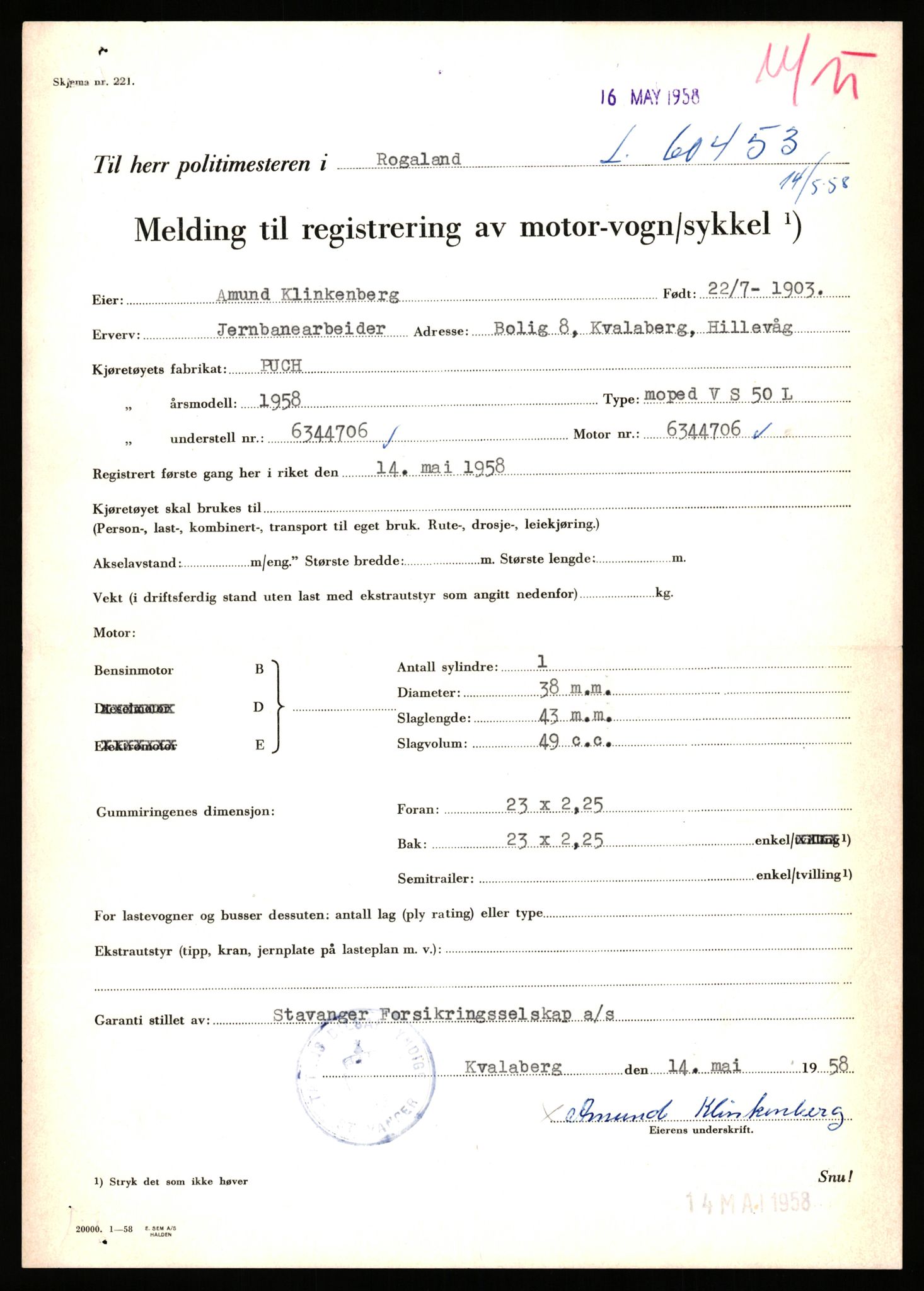 Stavanger trafikkstasjon, AV/SAST-A-101942/0/F/L0059: L-60000 - L-60699, 1930-1971, p. 1327