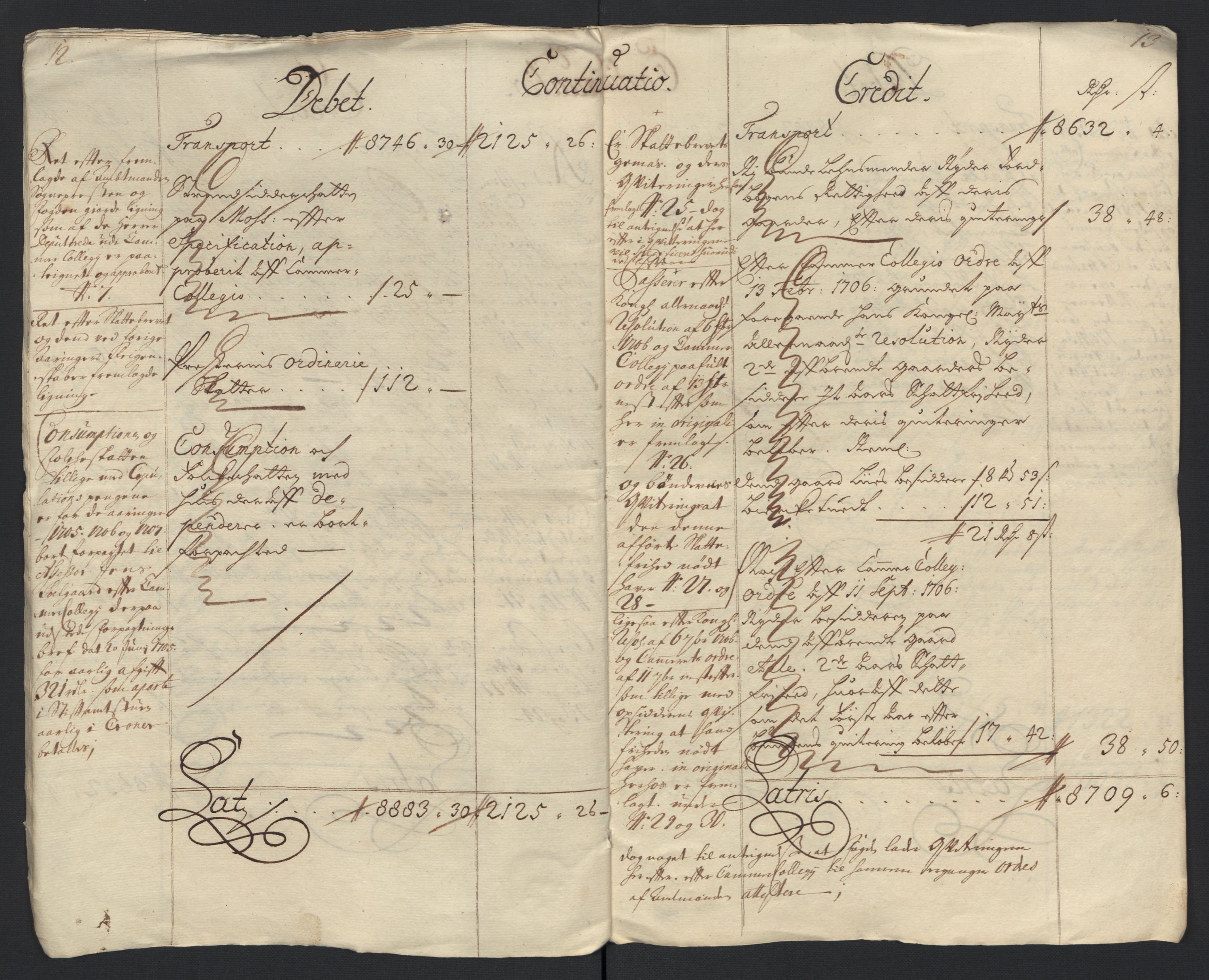 Rentekammeret inntil 1814, Reviderte regnskaper, Fogderegnskap, AV/RA-EA-4092/R04/L0133: Fogderegnskap Moss, Onsøy, Tune, Veme og Åbygge, 1705-1706, p. 227