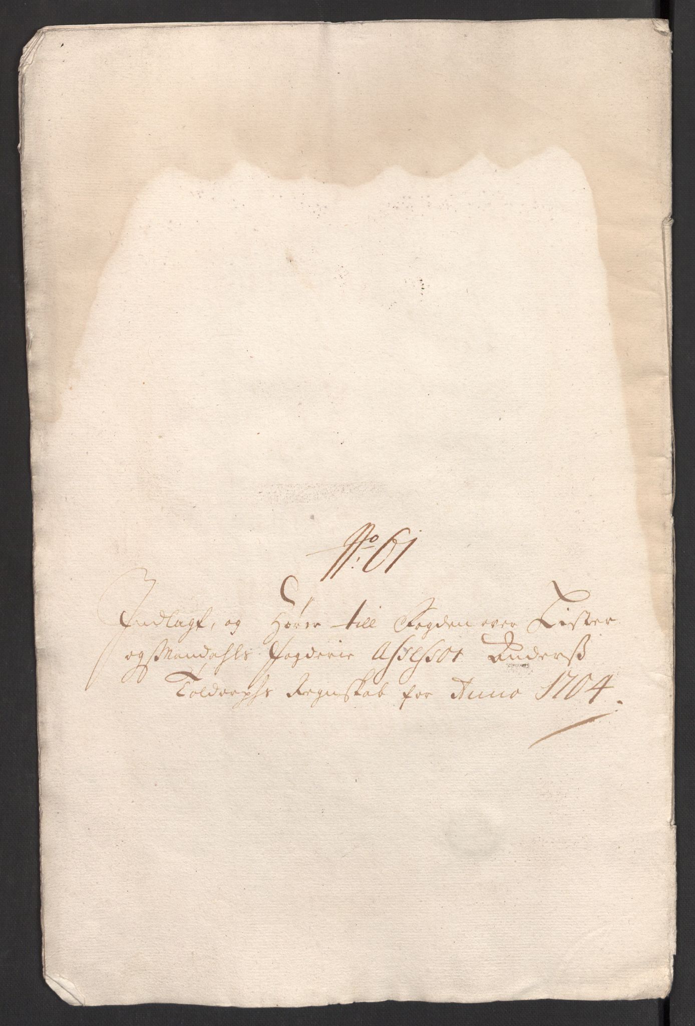 Rentekammeret inntil 1814, Reviderte regnskaper, Fogderegnskap, RA/EA-4092/R43/L2550: Fogderegnskap Lista og Mandal, 1703-1704, p. 461