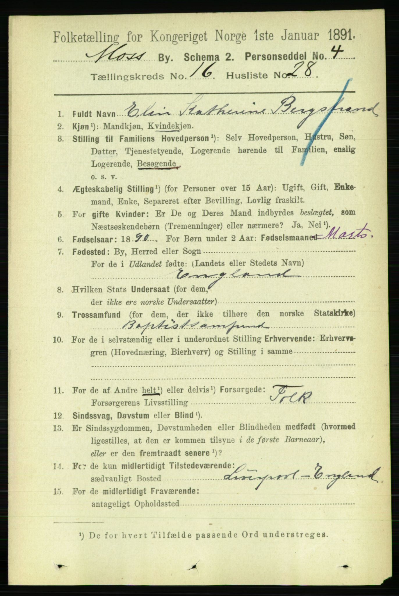 RA, 1891 census for 0104 Moss, 1891, p. 7830