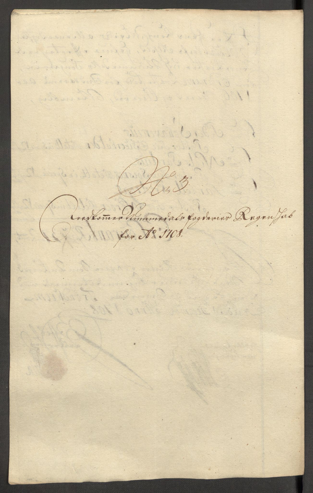 Rentekammeret inntil 1814, Reviderte regnskaper, Fogderegnskap, RA/EA-4092/R64/L4430: Fogderegnskap Namdal, 1707-1708, p. 326