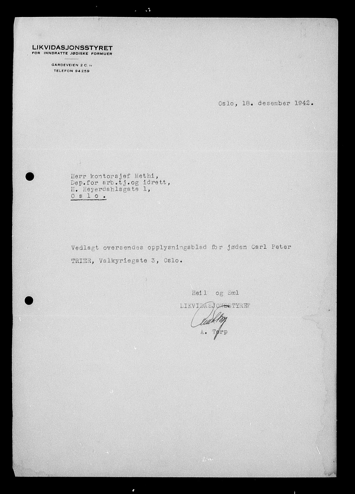 Justisdepartementet, Tilbakeføringskontoret for inndratte formuer, AV/RA-S-1564/H/Hc/Hcc/L0984: --, 1945-1947, p. 383