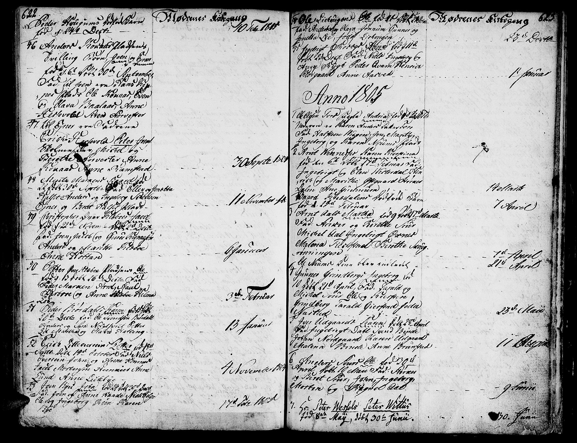 Ministerialprotokoller, klokkerbøker og fødselsregistre - Nord-Trøndelag, SAT/A-1458/746/L0440: Parish register (official) no. 746A02, 1760-1815, p. 622-623