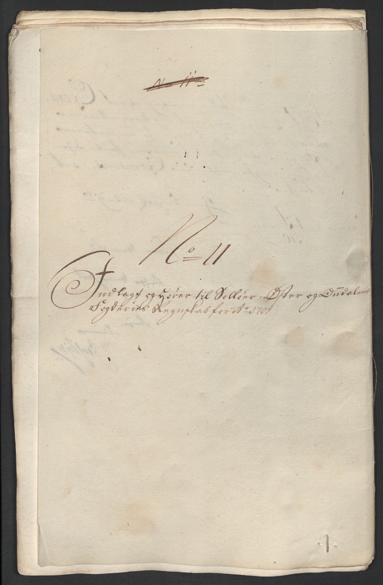 Rentekammeret inntil 1814, Reviderte regnskaper, Fogderegnskap, RA/EA-4092/R13/L0839: Fogderegnskap Solør, Odal og Østerdal, 1701, p. 201