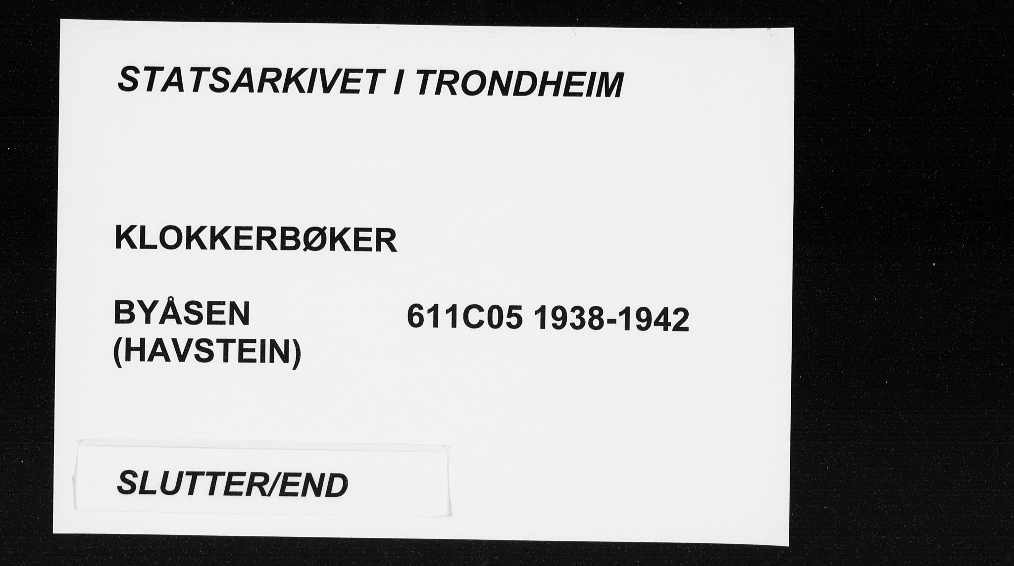 Ministerialprotokoller, klokkerbøker og fødselsregistre - Sør-Trøndelag, AV/SAT-A-1456/611/L0357: Parish register (copy) no. 611C05, 1938-1942