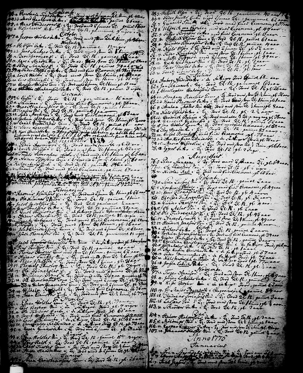 Skien kirkebøker, SAKO/A-302/G/Ga/L0001: Parish register (copy) no. 1, 1756-1791, p. 148