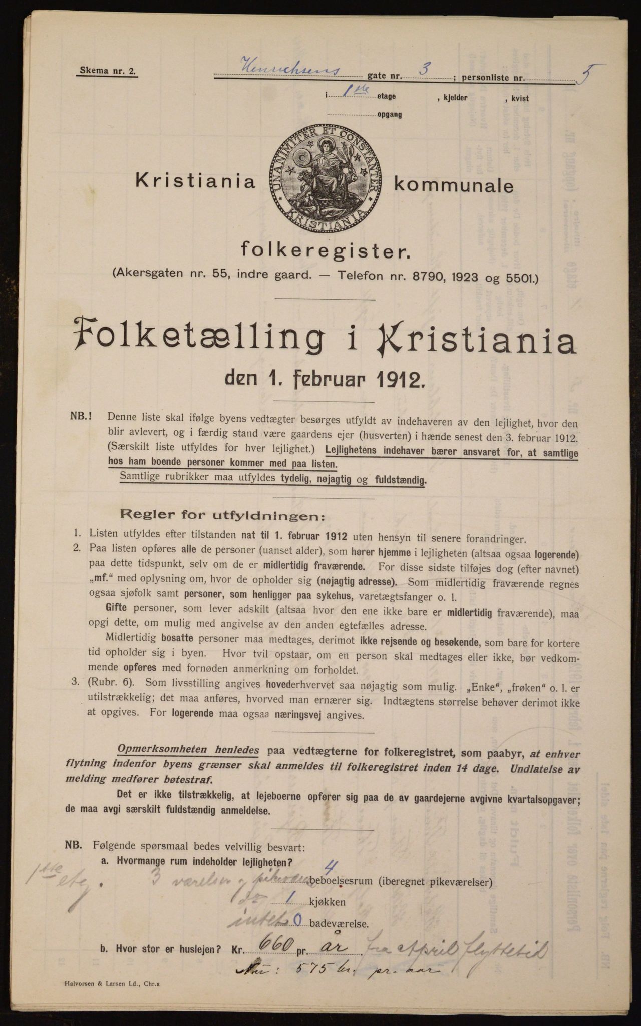 OBA, Municipal Census 1912 for Kristiania, 1912, p. 38900