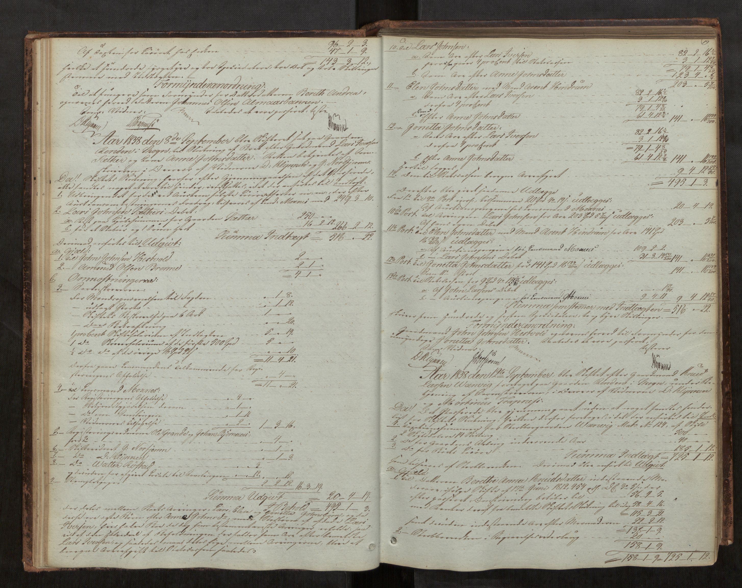 Stjør- og Verdal sorenskriveri, AV/SAT-A-4167/1/3/3A/L0033: Skifteprotokoll 28, 1836-1853, p. 19
