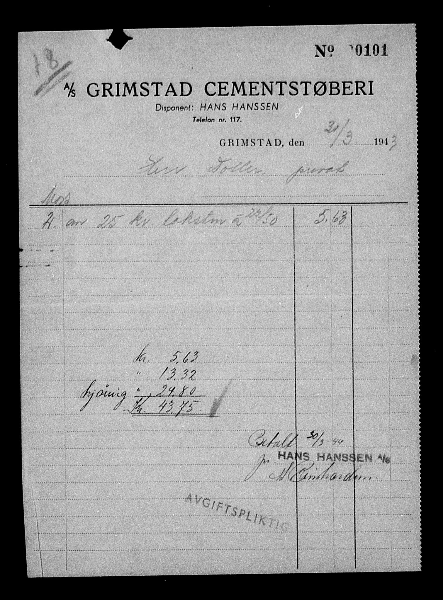 Justisdepartementet, Tilbakeføringskontoret for inndratte formuer, AV/RA-S-1564/H/Hc/Hcd/L0993: --, 1945-1947, p. 335