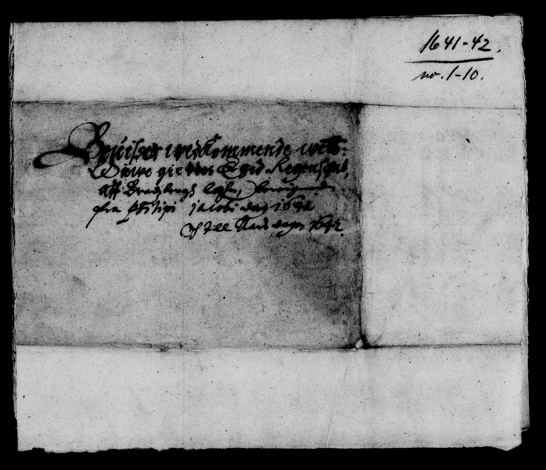 Rentekammeret inntil 1814, Reviderte regnskaper, Lensregnskaper, AV/RA-EA-5023/R/Rb/Rbp/L0026: Bratsberg len, 1641-1642