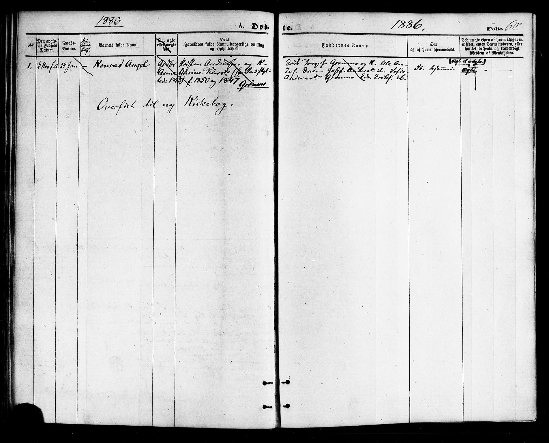 Ministerialprotokoller, klokkerbøker og fødselsregistre - Nordland, SAT/A-1459/812/L0177: Parish register (official) no. 812A06, 1875-1885, p. 60