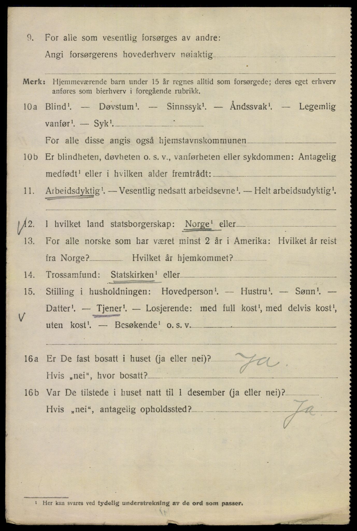 SAO, 1920 census for Kristiania, 1920, p. 136186