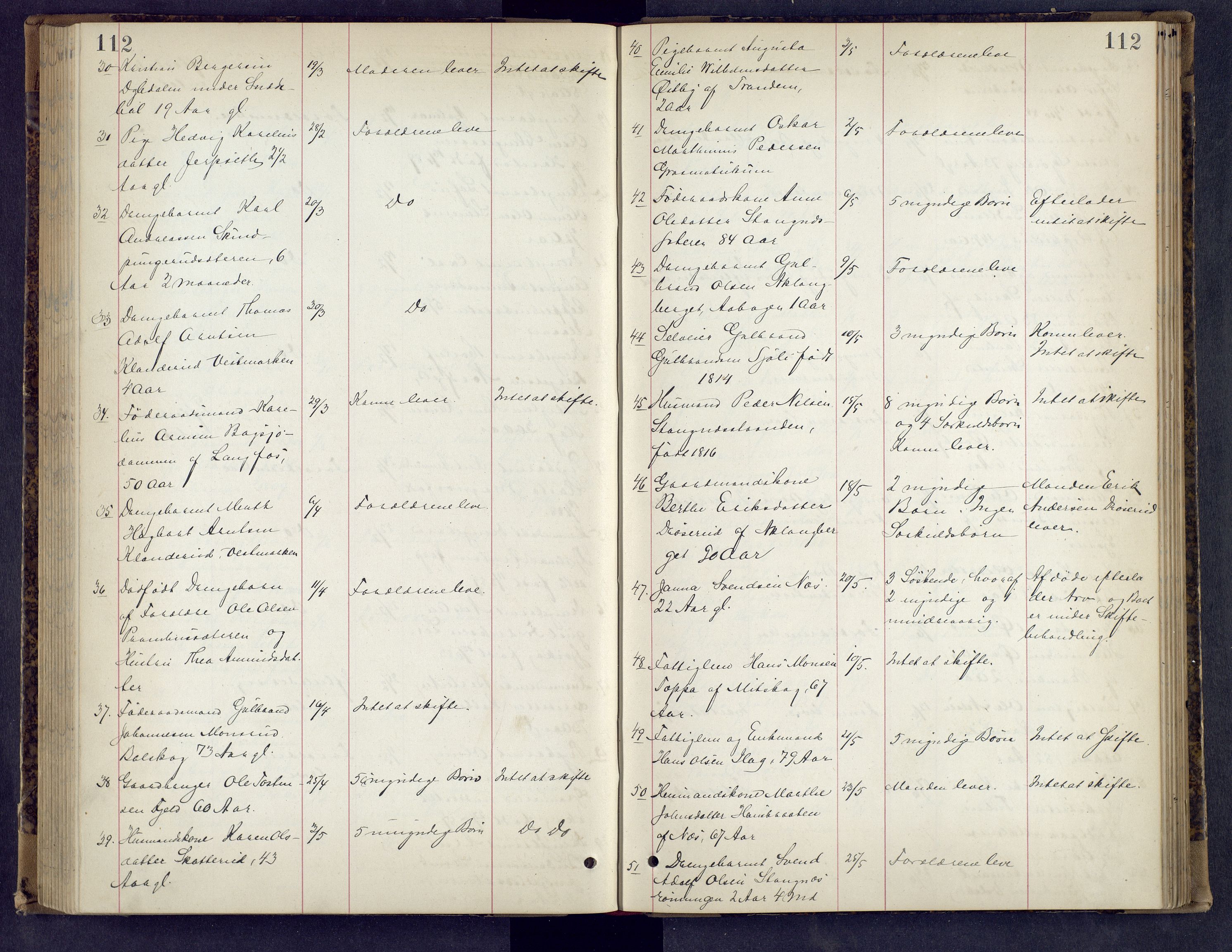 Vinger og Odal sorenskriveri, AV/SAH-TING-022/J/Jf/L0004: Dødsfallsprotokoll - Vinger og Eidskog, 1881-1901, p. 112