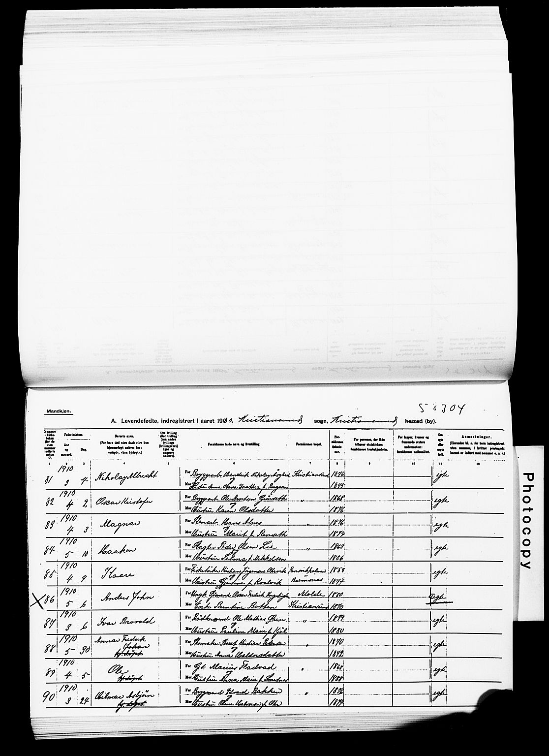 Ministerialprotokoller, klokkerbøker og fødselsregistre - Møre og Romsdal, AV/SAT-A-1454/572/L0858: Parish register (official) no. 572D02, 1903-1912