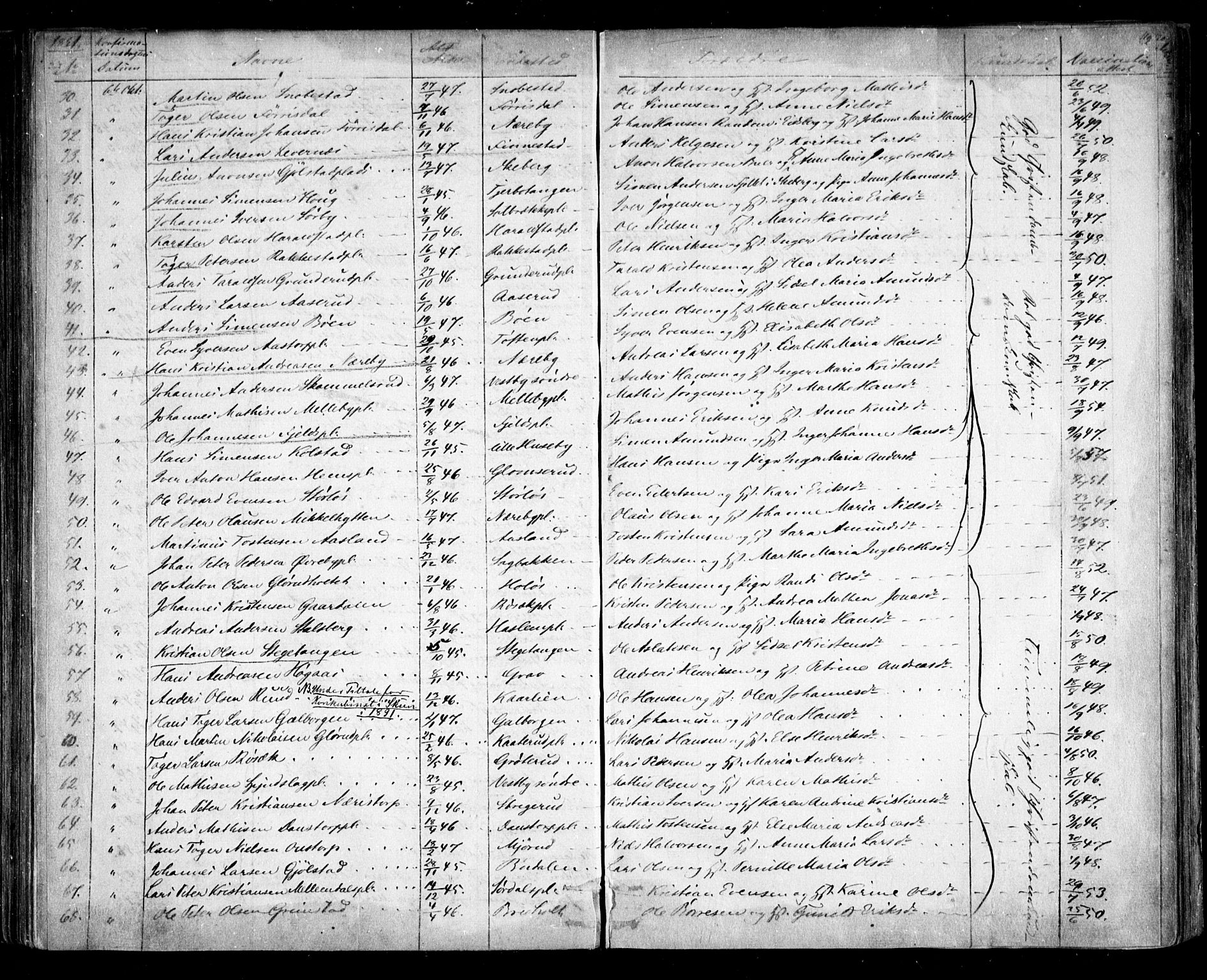 Rakkestad prestekontor Kirkebøker, SAO/A-2008/F/Fa/L0010: Parish register (official) no. I 10, 1857-1861, p. 119