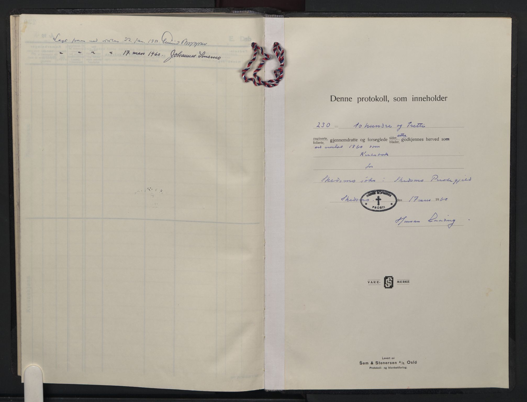 Skedsmo prestekontor Kirkebøker, SAO/A-10033a/G/Ga/L0008: Parish register (copy) no. I 8, 1945-1958
