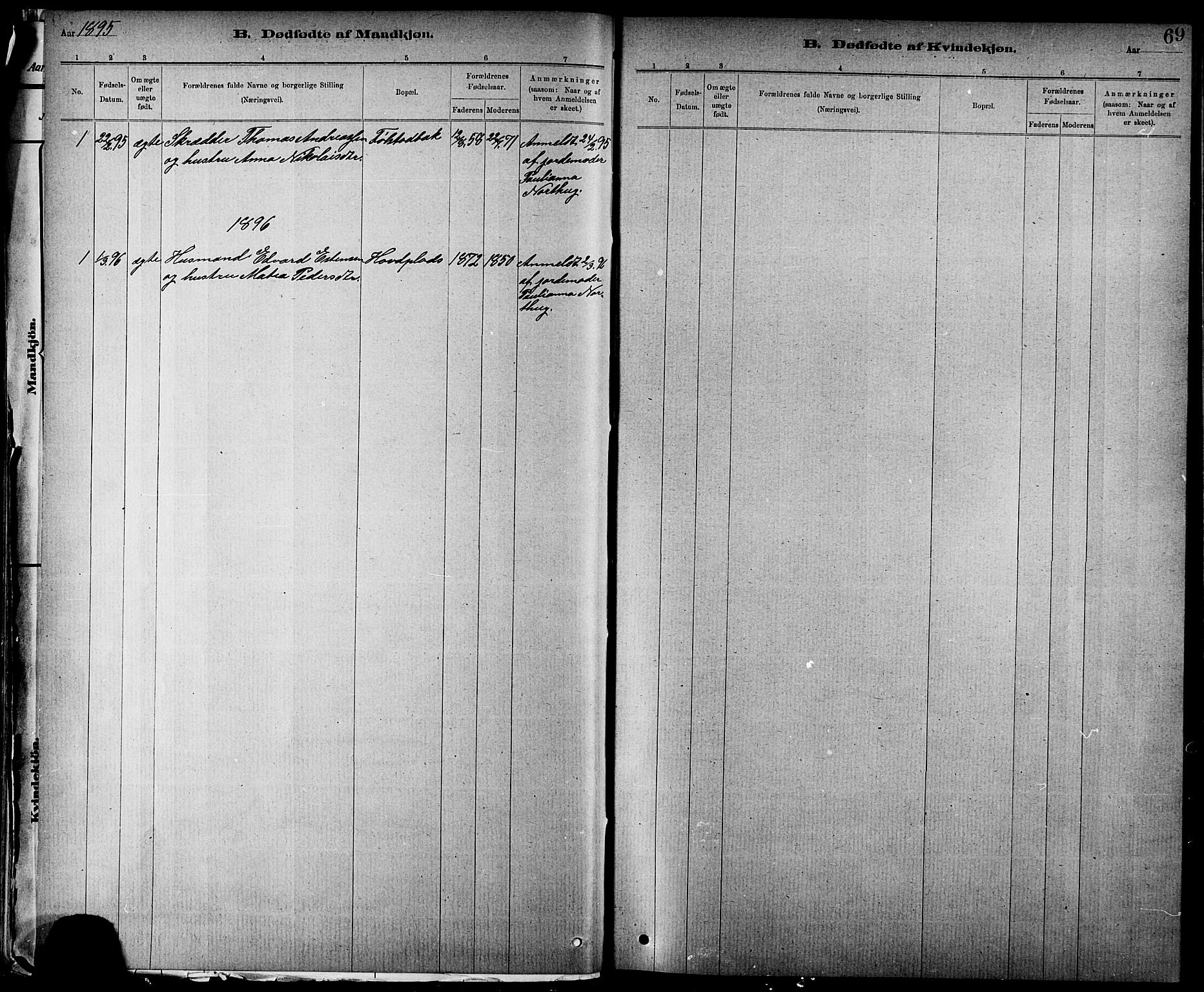 Ministerialprotokoller, klokkerbøker og fødselsregistre - Nord-Trøndelag, AV/SAT-A-1458/744/L0423: Parish register (copy) no. 744C02, 1886-1905, p. 69