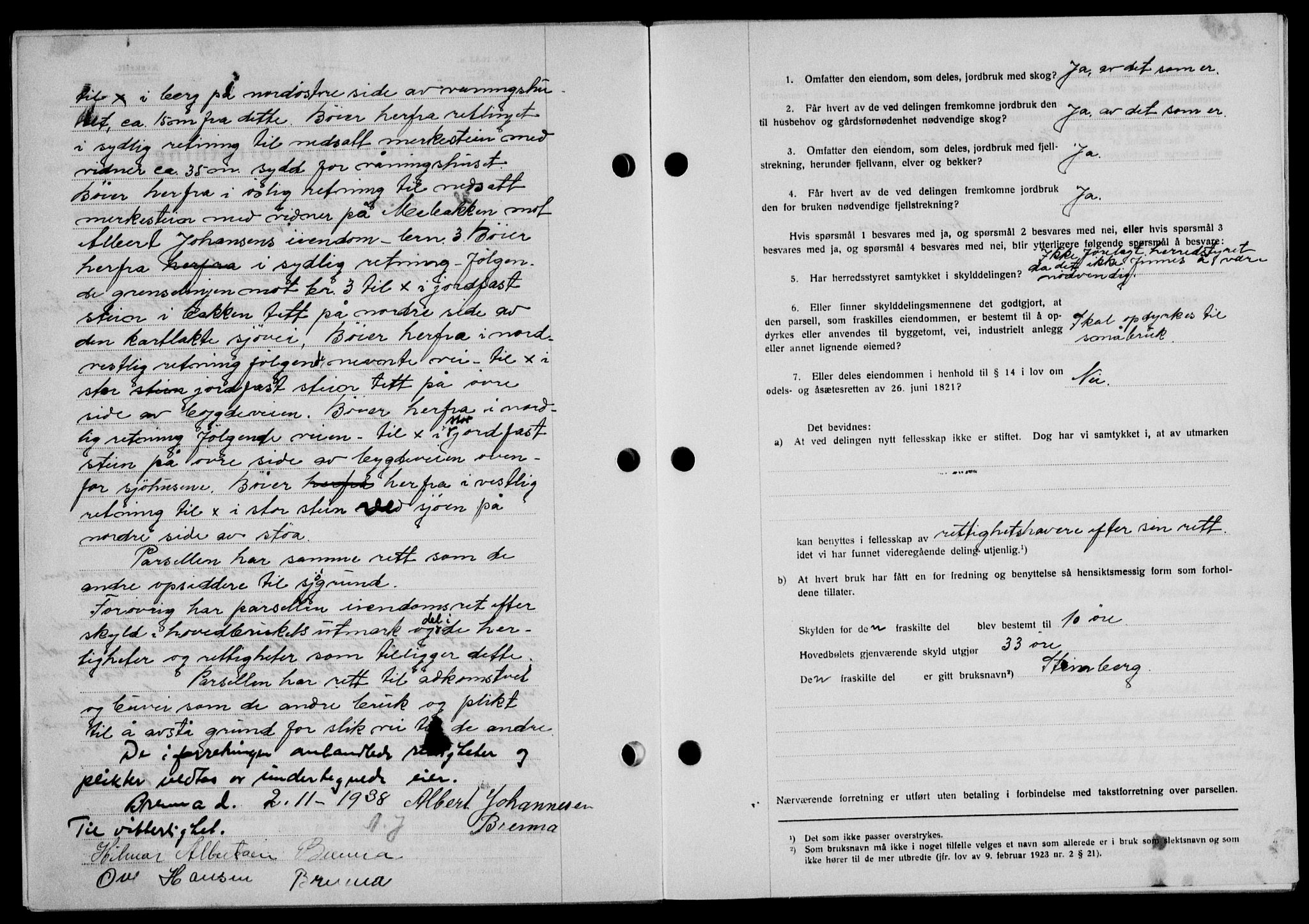 Lofoten sorenskriveri, SAT/A-0017/1/2/2C/L0004a: Mortgage book no. 4a, 1938-1938, Diary no: : 2400/1938