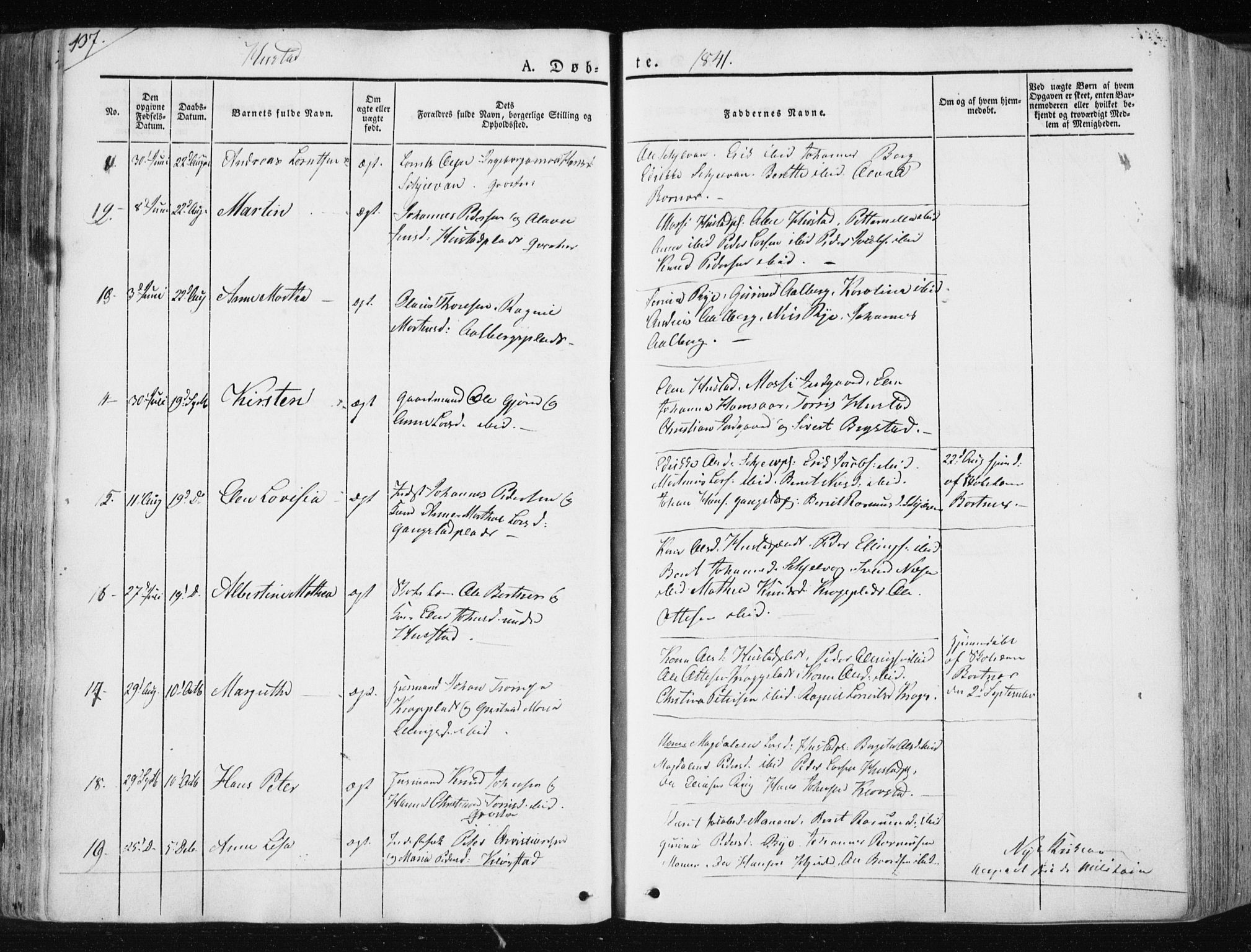 Ministerialprotokoller, klokkerbøker og fødselsregistre - Nord-Trøndelag, SAT/A-1458/730/L0280: Parish register (official) no. 730A07 /3, 1840-1854, p. 137