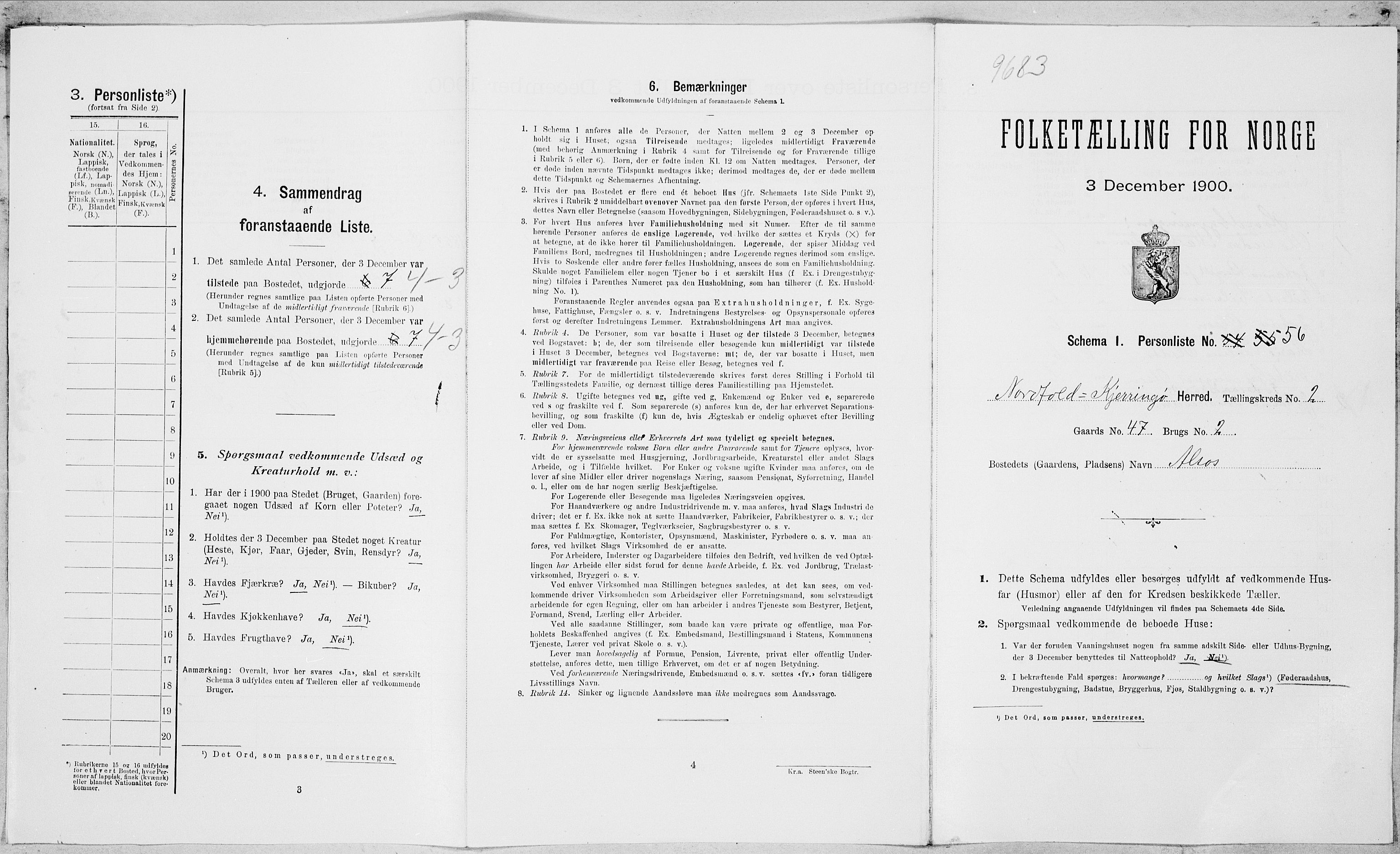 SAT, 1900 census for Nordfold-Kjerringøy, 1900, p. 248