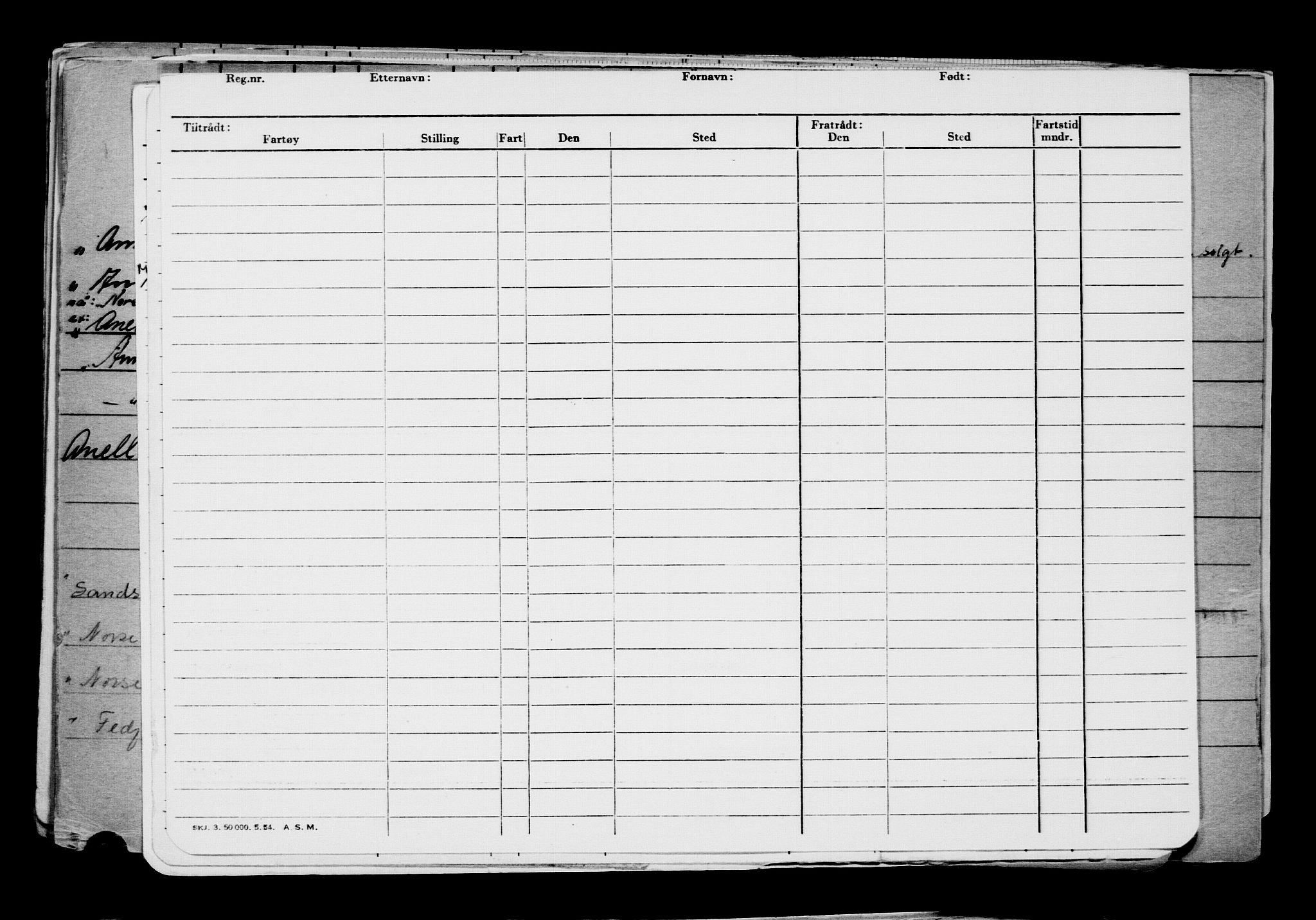 Direktoratet for sjømenn, RA/S-3545/G/Gb/L0222: Hovedkort, 1923, p. 725