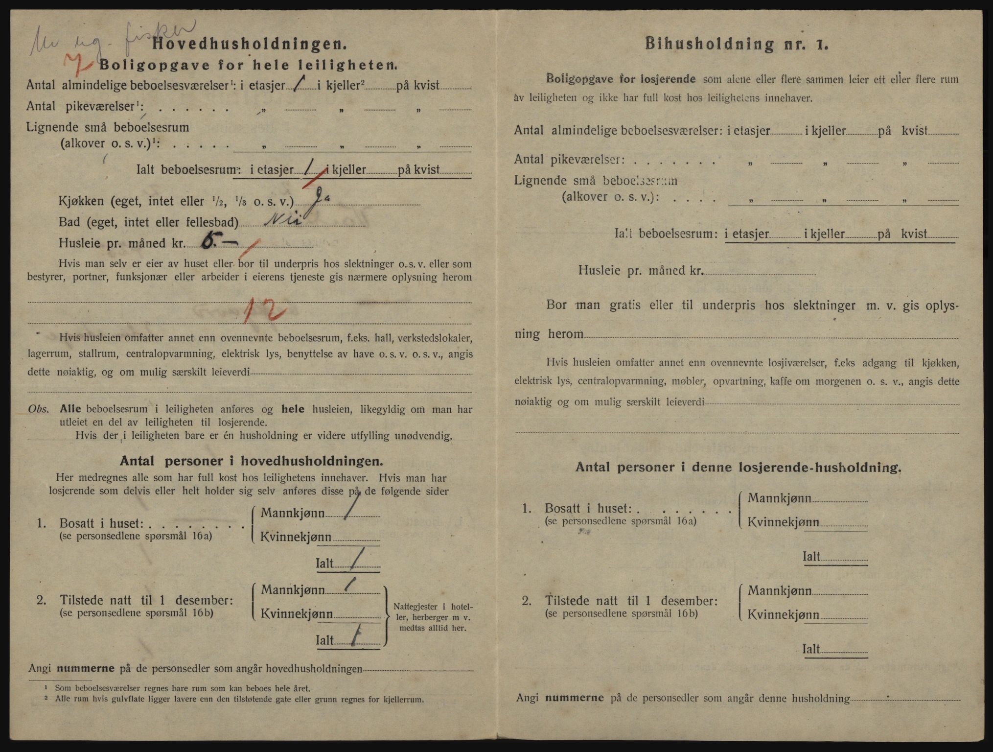 SATØ, 1920 census for Vardø, 1920, p. 1636