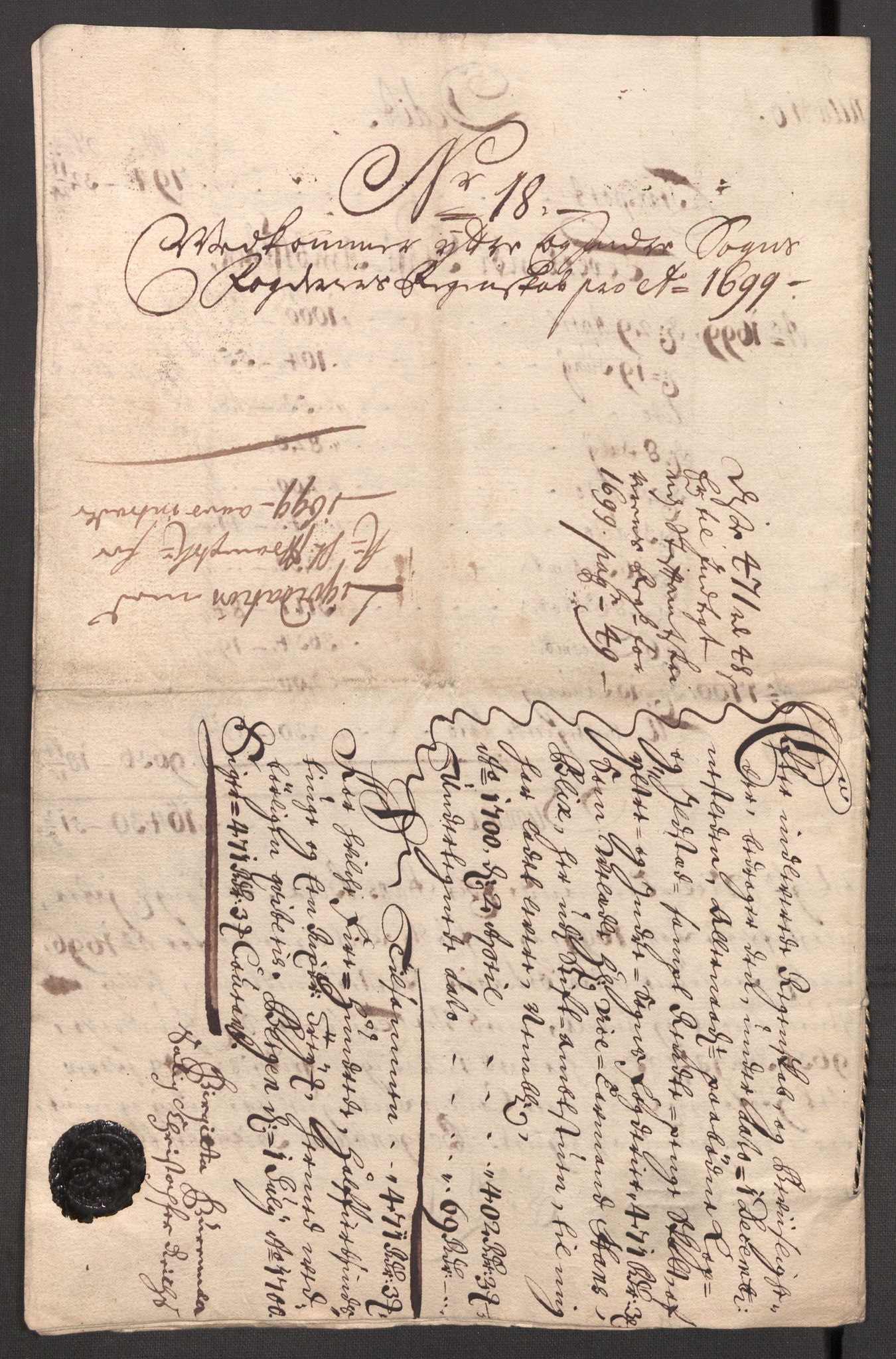 Rentekammeret inntil 1814, Reviderte regnskaper, Fogderegnskap, RA/EA-4092/R52/L3310: Fogderegnskap Sogn, 1698-1699, p. 498