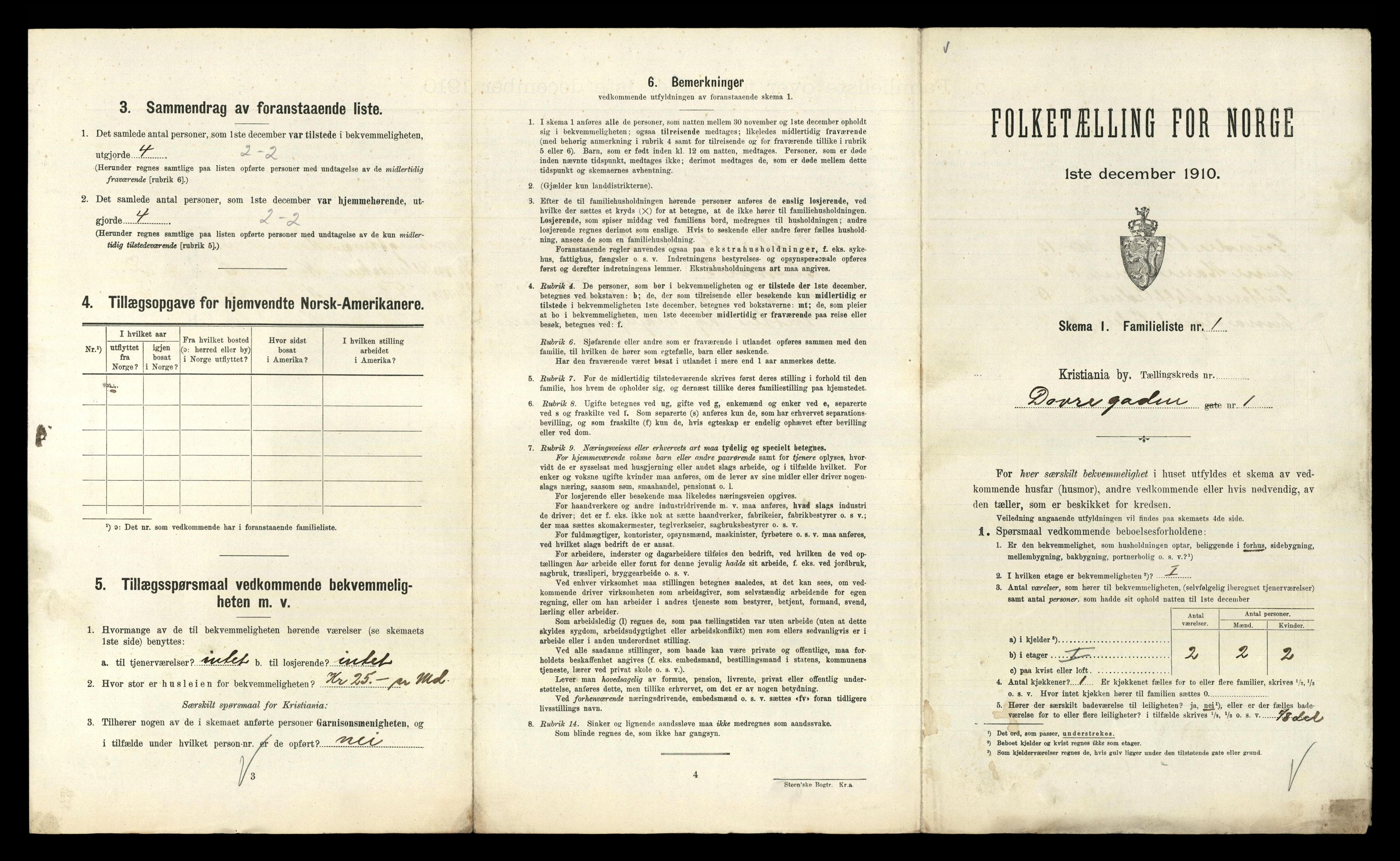 RA, 1910 census for Kristiania, 1910, p. 16639