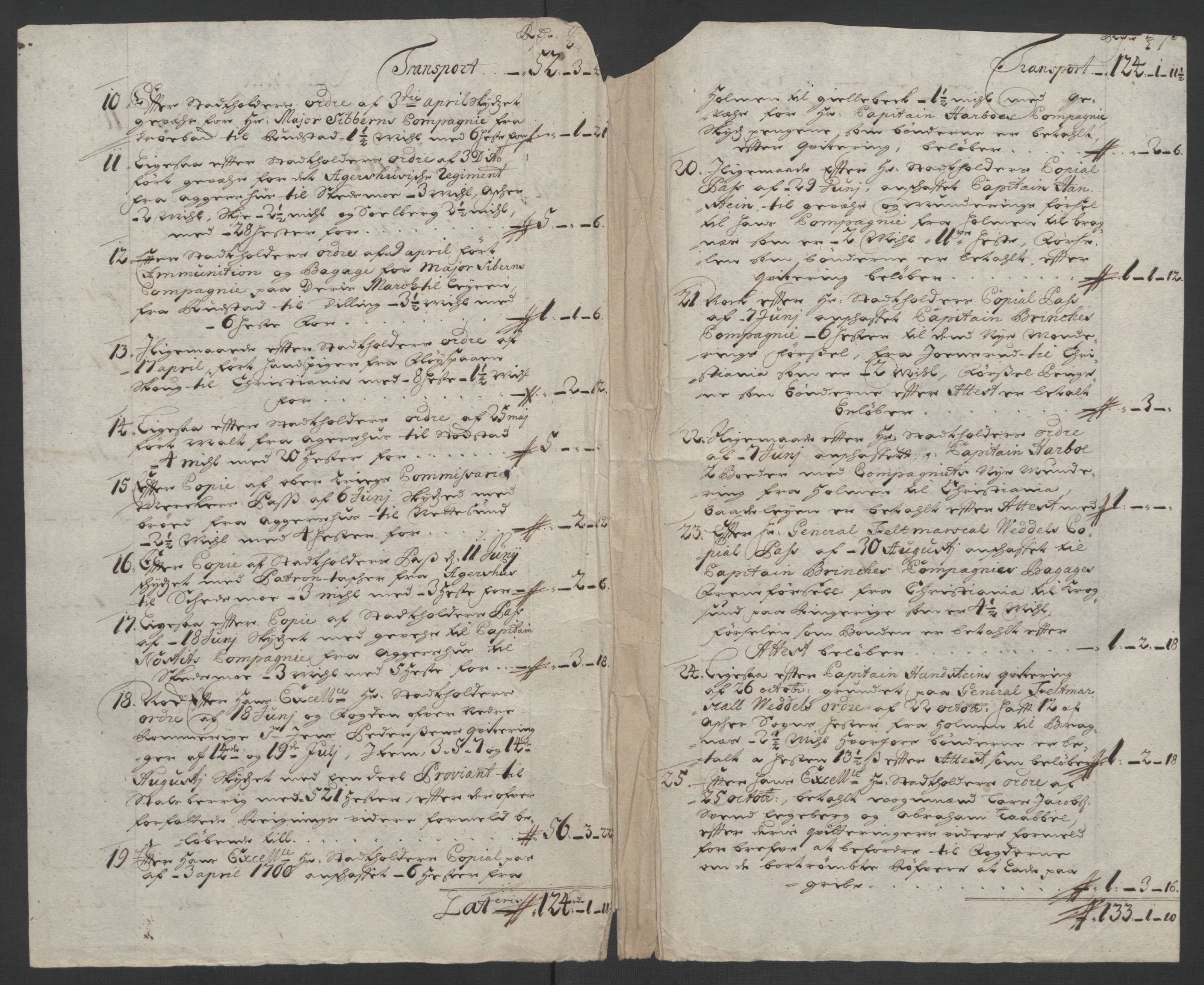 Rentekammeret inntil 1814, Reviderte regnskaper, Fogderegnskap, AV/RA-EA-4092/R10/L0443: Fogderegnskap Aker og Follo, 1700, p. 162