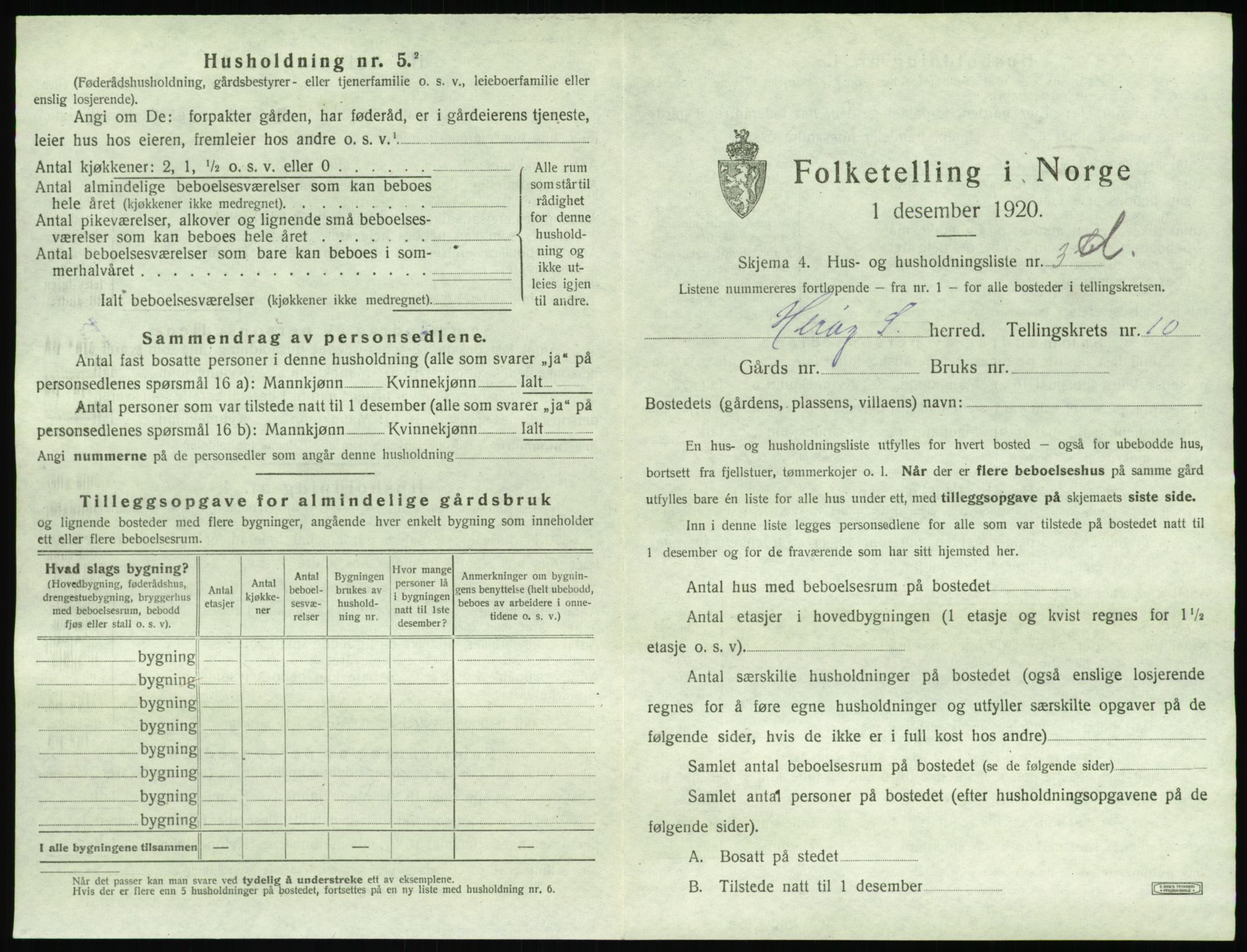 SAT, 1920 census for Herøy (MR), 1920, p. 807