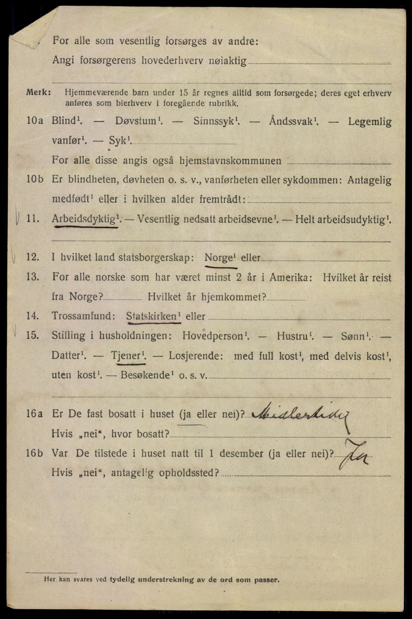 SAO, 1920 census for Kristiania, 1920, p. 573164