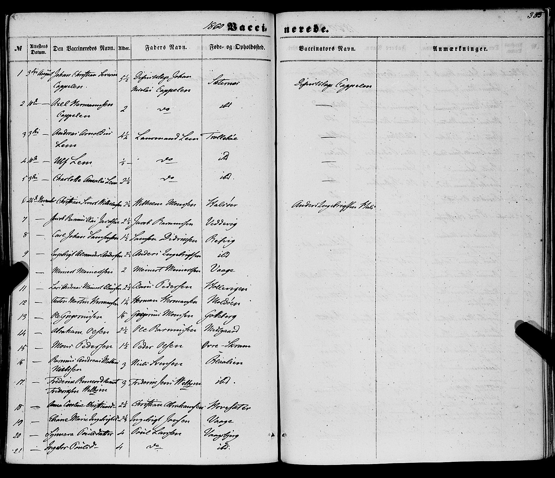 Selje sokneprestembete, SAB/A-99938/H/Ha/Haa/Haaa: Parish register (official) no. A 11, 1858-1870, p. 355