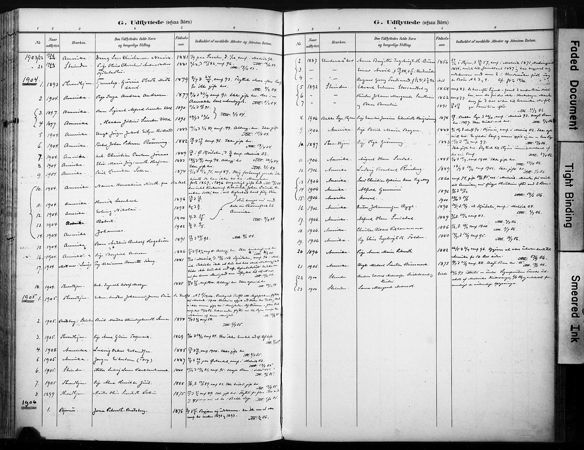 Ministerialprotokoller, klokkerbøker og fødselsregistre - Sør-Trøndelag, SAT/A-1456/616/L0411: Parish register (official) no. 616A08, 1894-1906