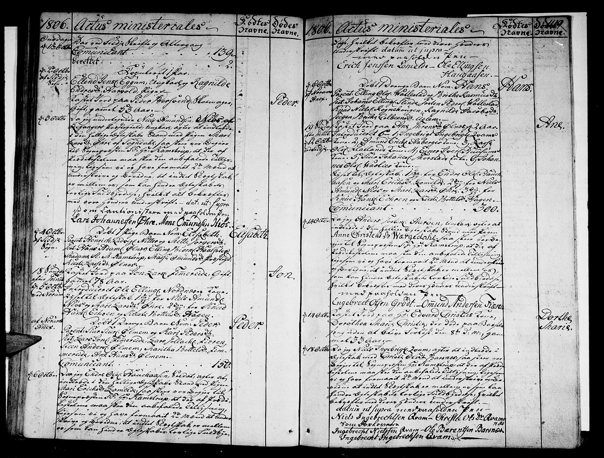 Sogndal sokneprestembete, AV/SAB-A-81301/H/Haa/Haaa/L0008: Parish register (official) no. A 8, 1795-1809, p. 149