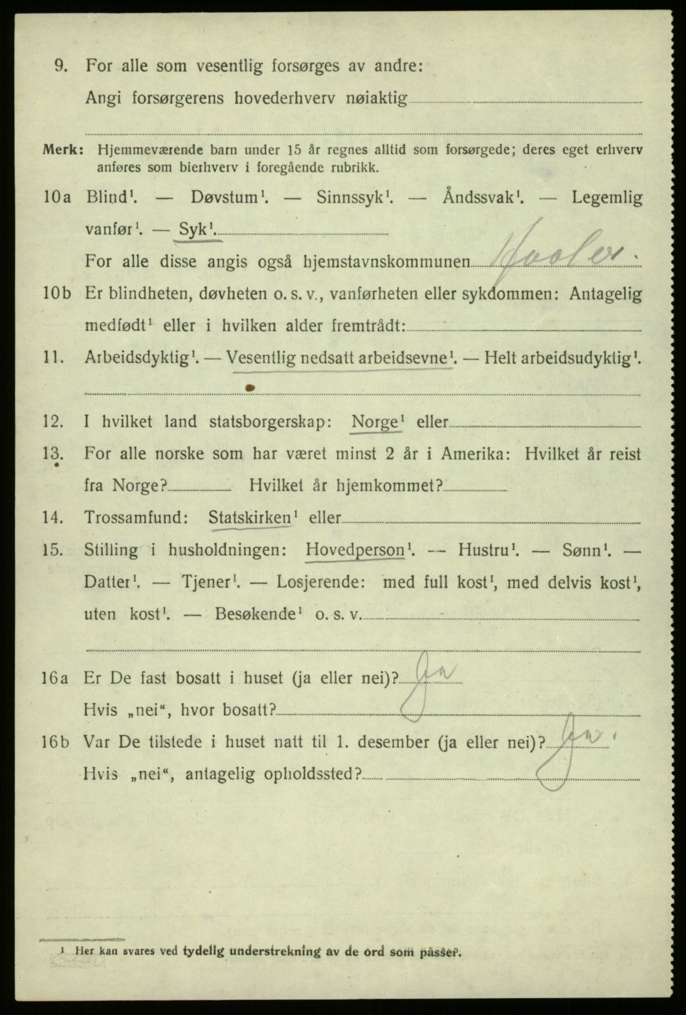 SAO, 1920 census for Hvaler, 1920, p. 8583