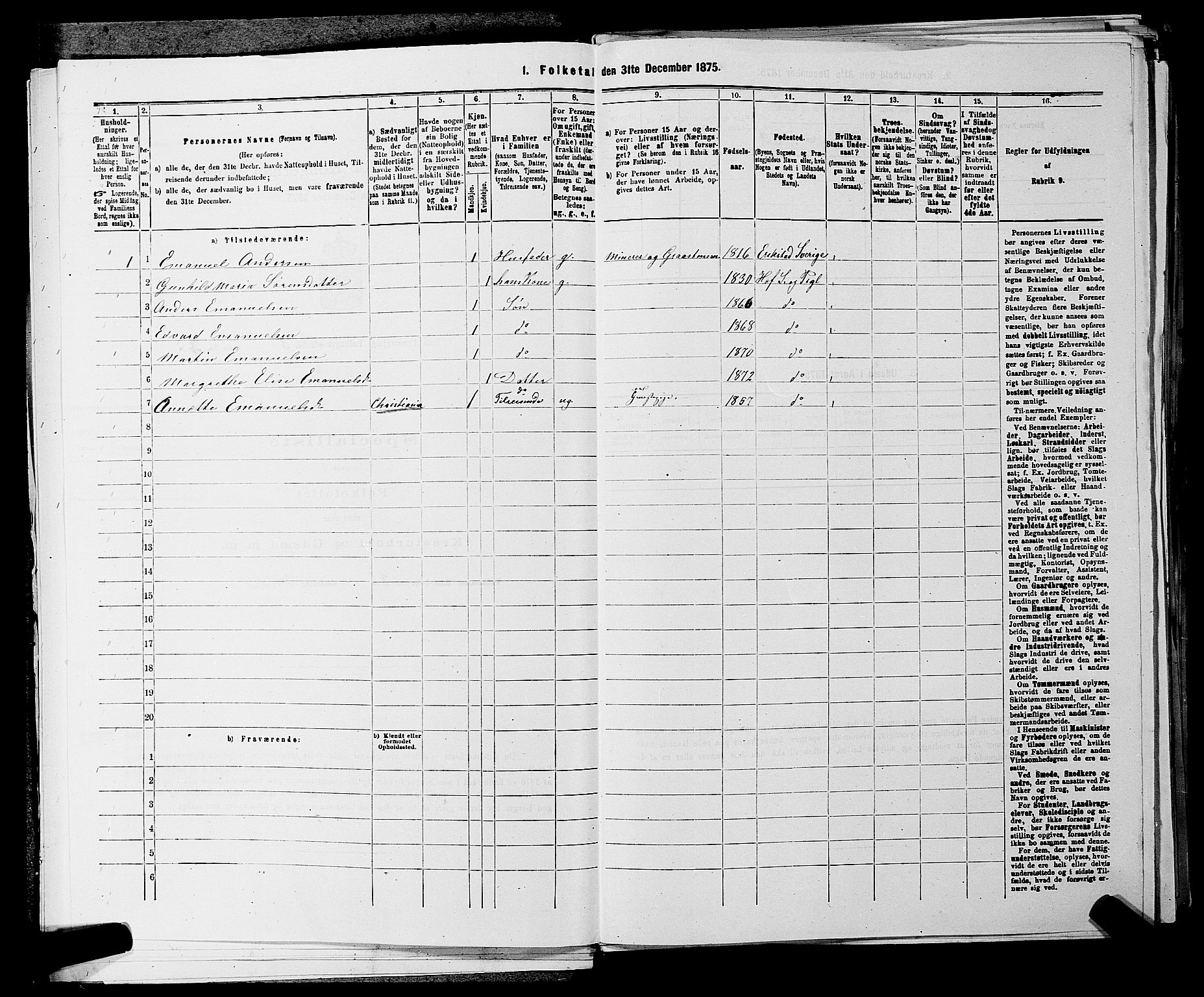 SAKO, 1875 census for 0714P Hof, 1875, p. 274