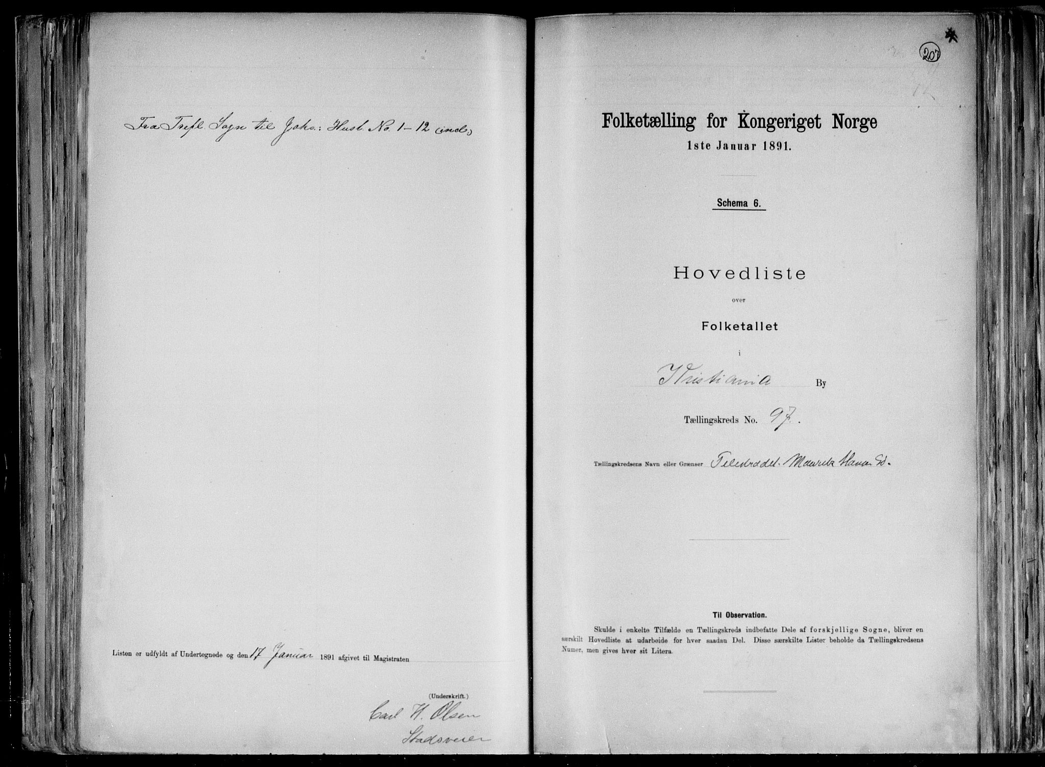 RA, 1891 census for 0301 Kristiania, 1891, p. 38193