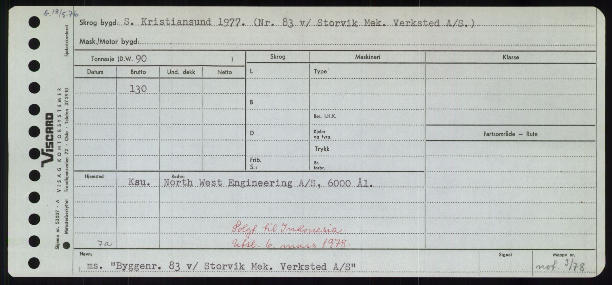 Sjøfartsdirektoratet med forløpere, Skipsmålingen, RA/S-1627/H/Hd/L0006: Fartøy, Byg-Båt, p. 643