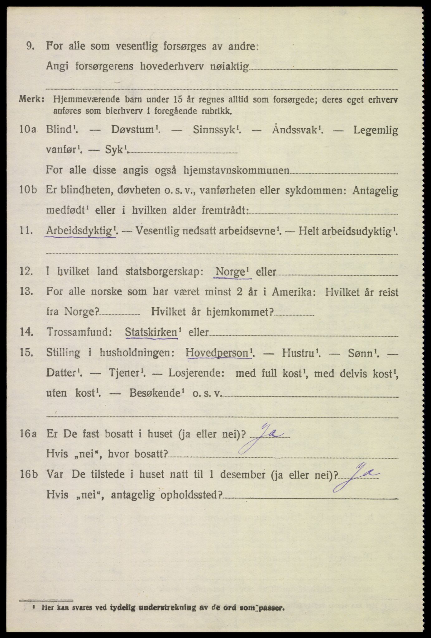 SAH, 1920 census for Kolbu, 1920, p. 3735