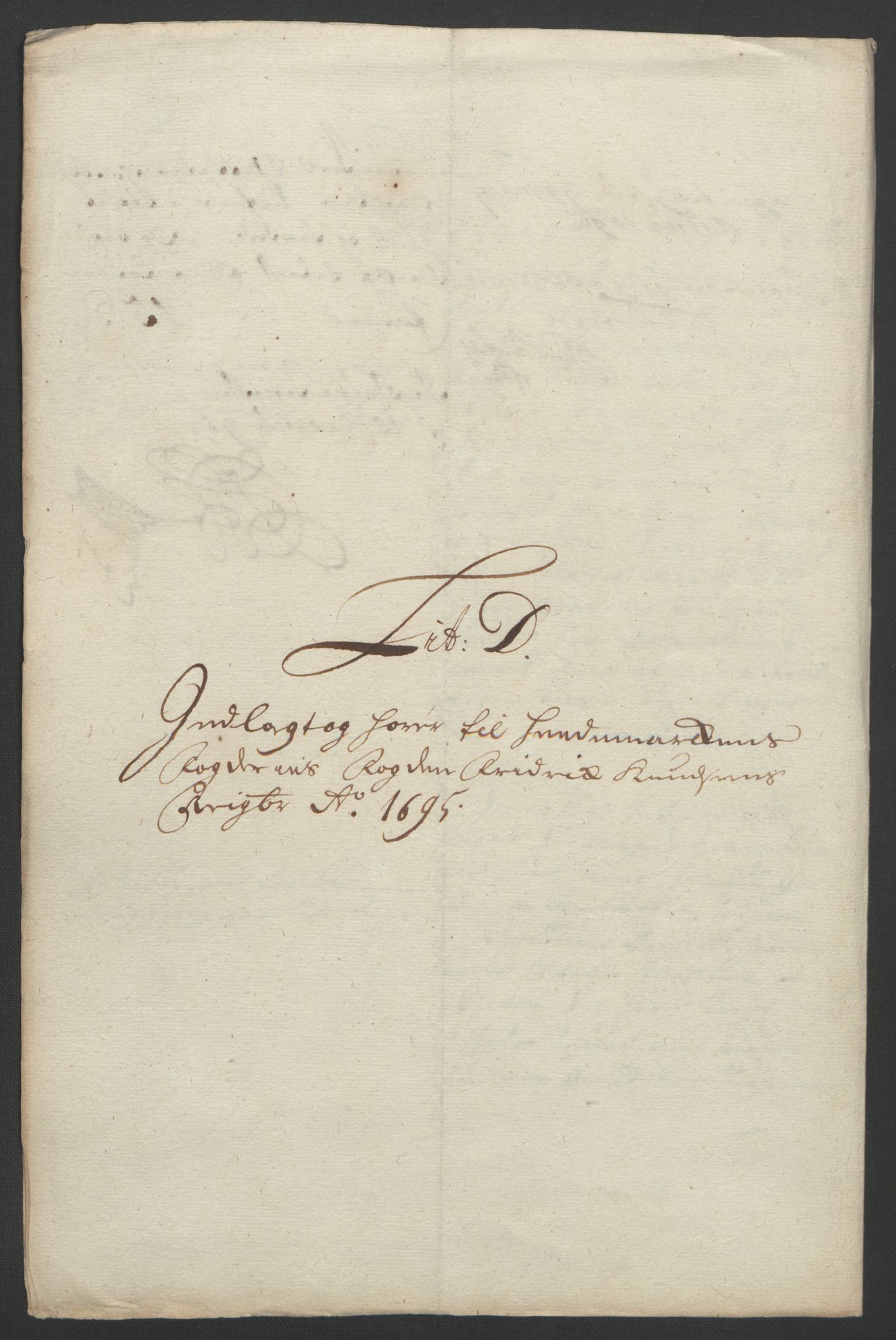 Rentekammeret inntil 1814, Reviderte regnskaper, Fogderegnskap, RA/EA-4092/R16/L1036: Fogderegnskap Hedmark, 1695-1696, p. 65