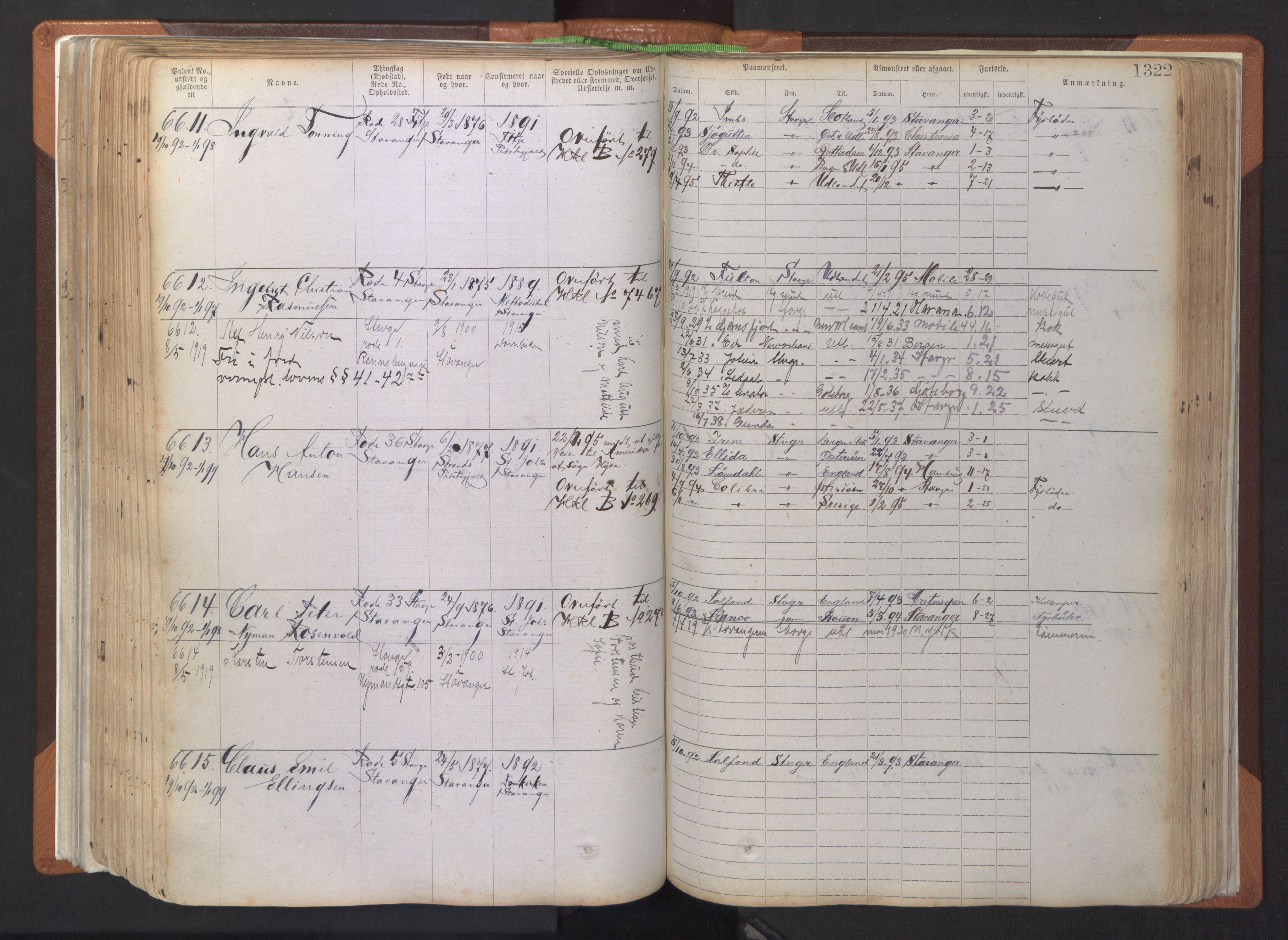 Stavanger sjømannskontor, AV/SAST-A-102006/F/Ff/L0007: Annotasjonsrulle, patentnr. 5506-7180, 1887-1900, p. 227