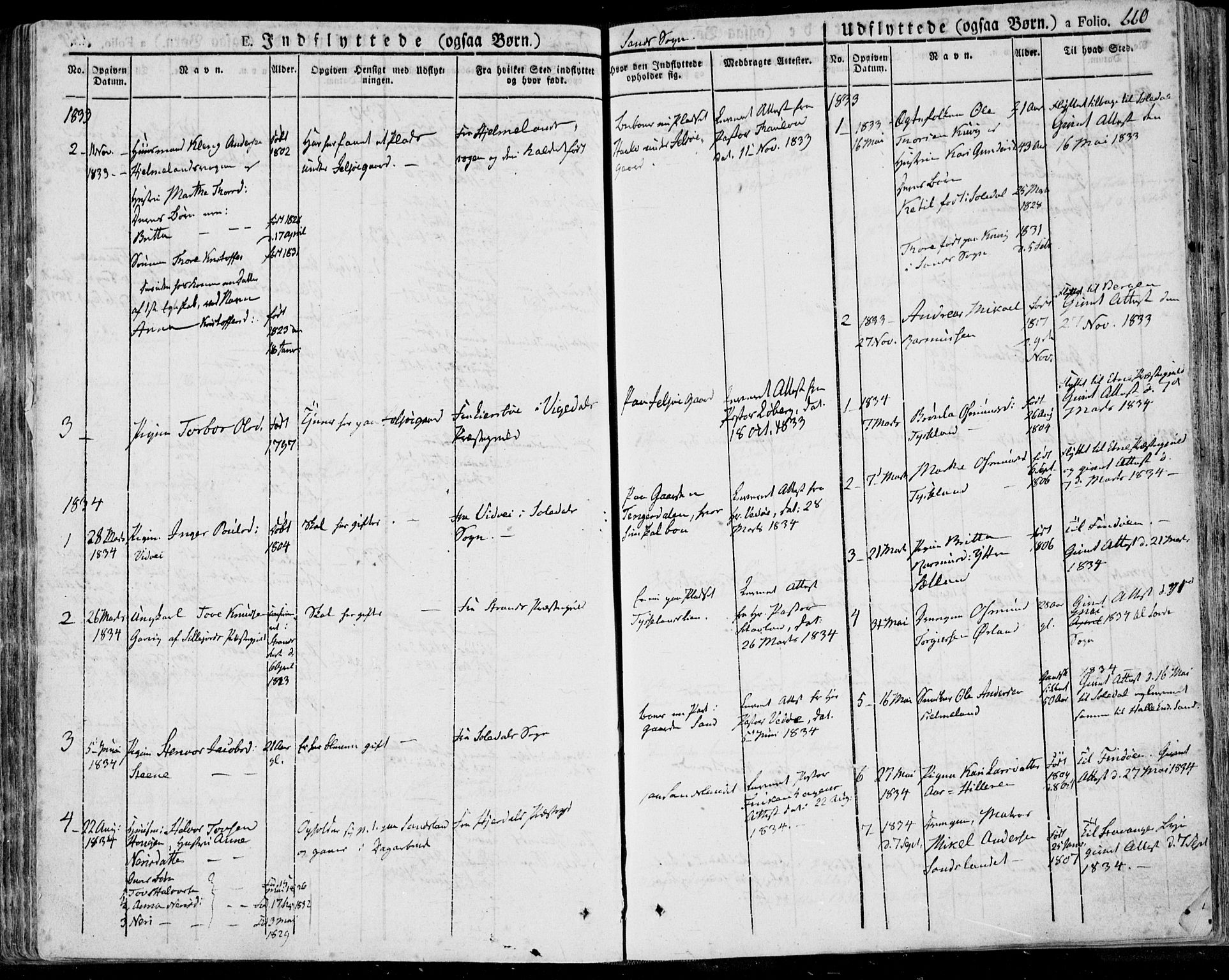 Jelsa sokneprestkontor, SAST/A-101842/01/IV: Parish register (official) no. A 6.2, 1828-1853, p. 660