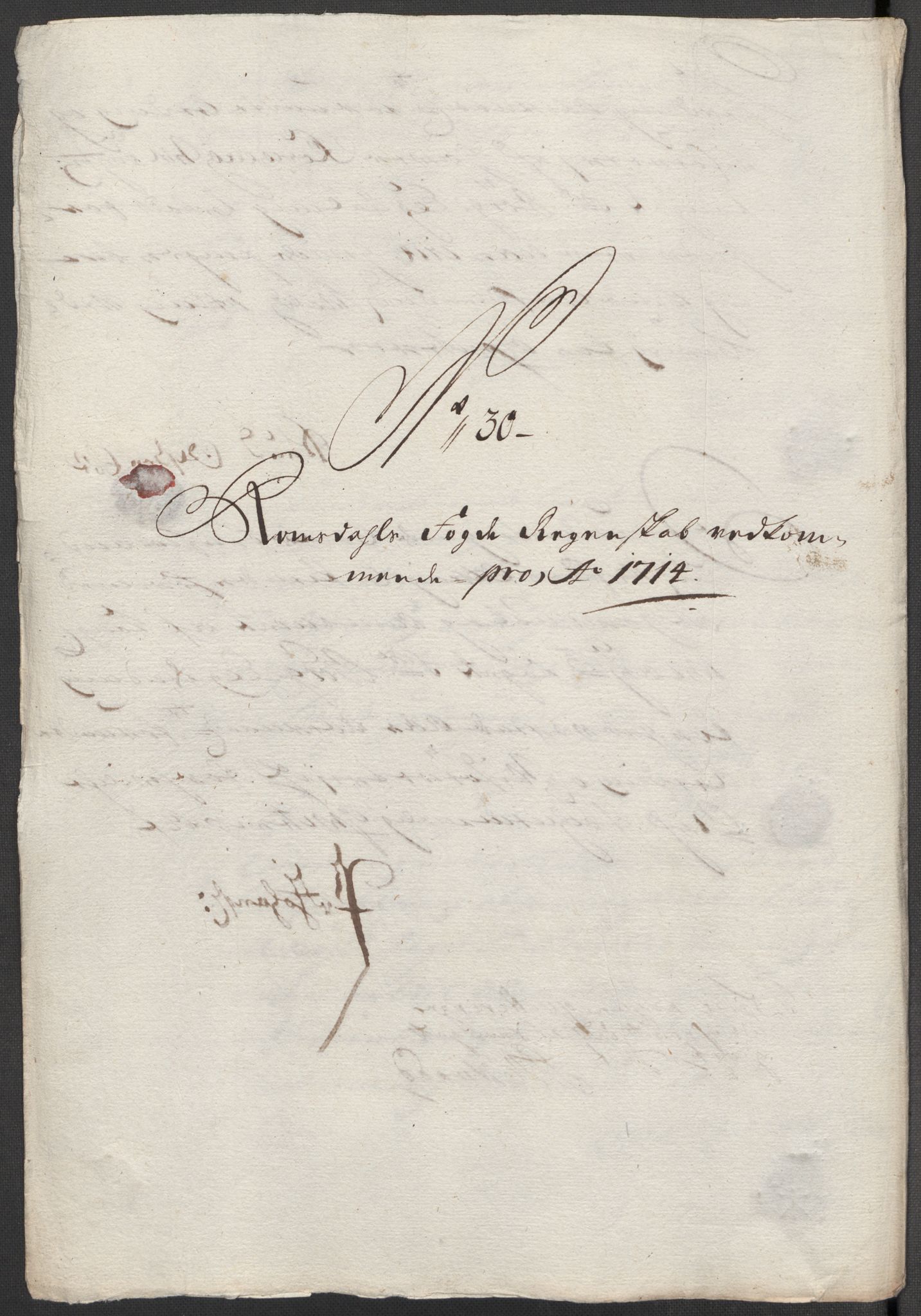 Rentekammeret inntil 1814, Reviderte regnskaper, Fogderegnskap, AV/RA-EA-4092/R55/L3662: Fogderegnskap Romsdal, 1713-1714, p. 452