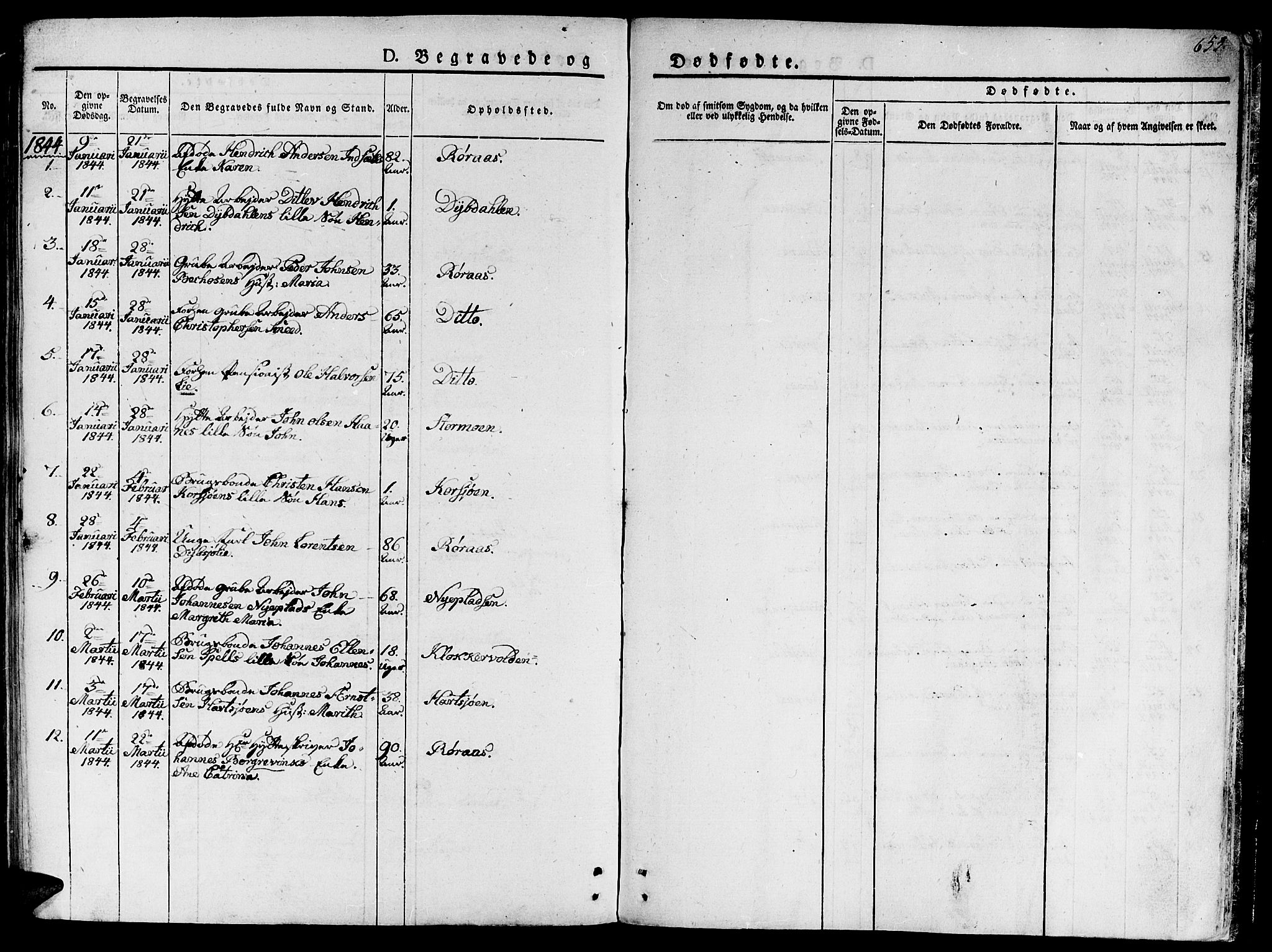 Ministerialprotokoller, klokkerbøker og fødselsregistre - Sør-Trøndelag, SAT/A-1456/681/L0930: Parish register (official) no. 681A08, 1829-1844, p. 655