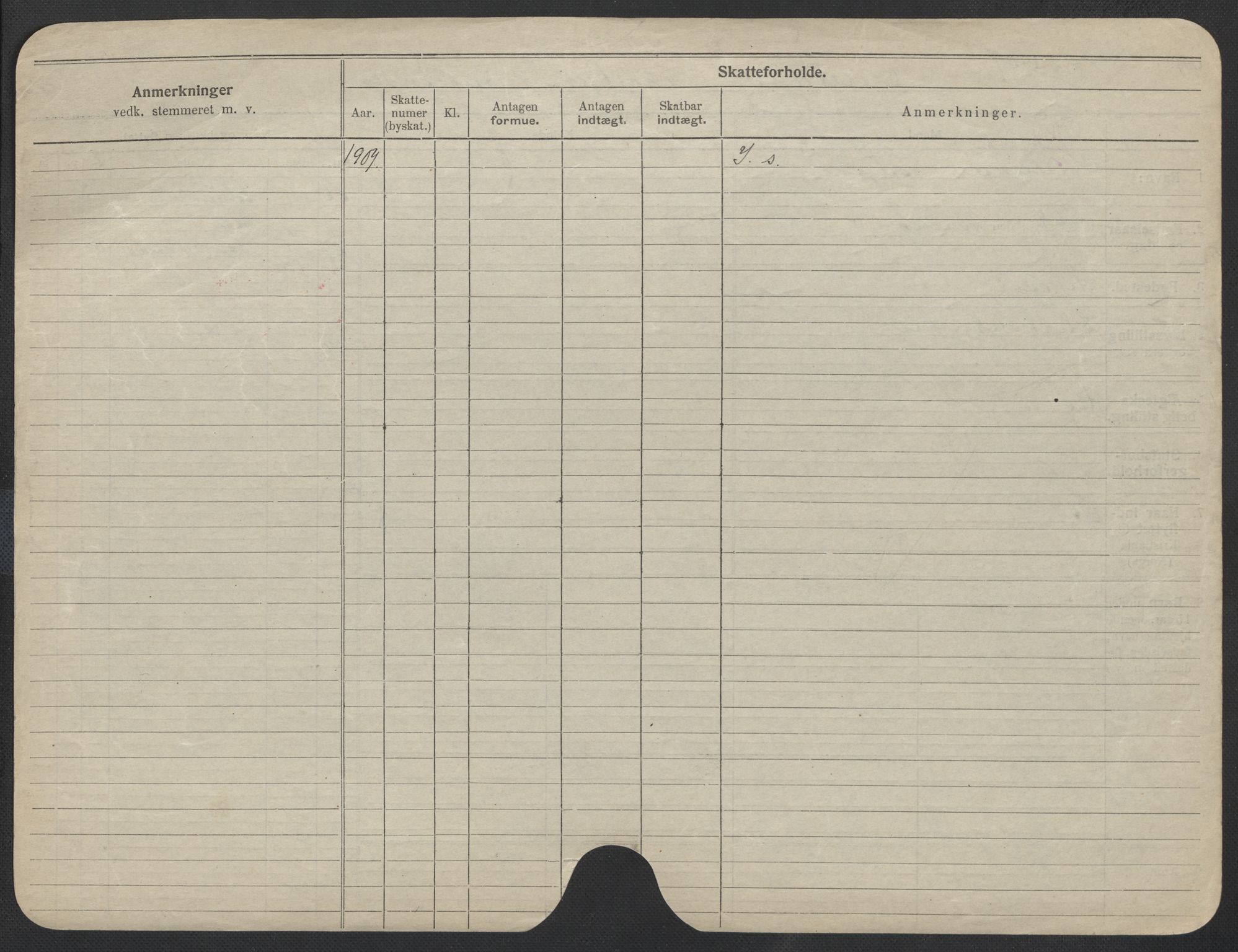 Oslo folkeregister, Registerkort, AV/SAO-A-11715/F/Fa/Fac/L0011: Menn, 1906-1914, p. 1125b