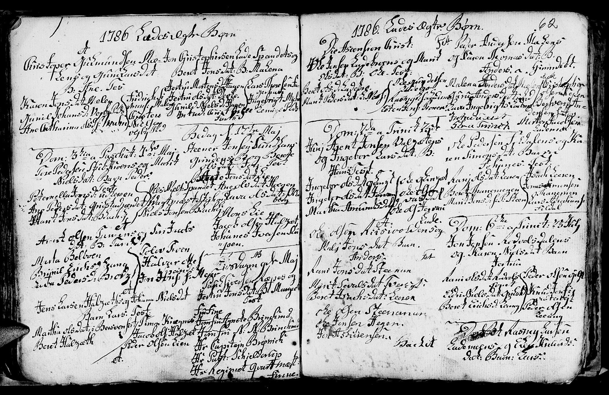 Ministerialprotokoller, klokkerbøker og fødselsregistre - Sør-Trøndelag, SAT/A-1456/606/L0305: Parish register (copy) no. 606C01, 1757-1819, p. 62